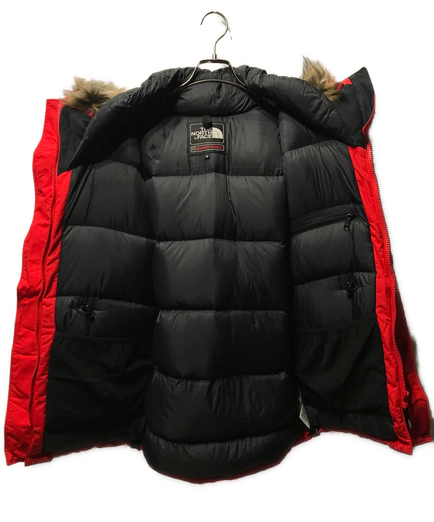 THE NORTH FACE (ザ ノース フェイス) SOUTHERN CROSS PARK サウザンクロスパーカ ダウンジャケット ND91820  レッド サイズ:S