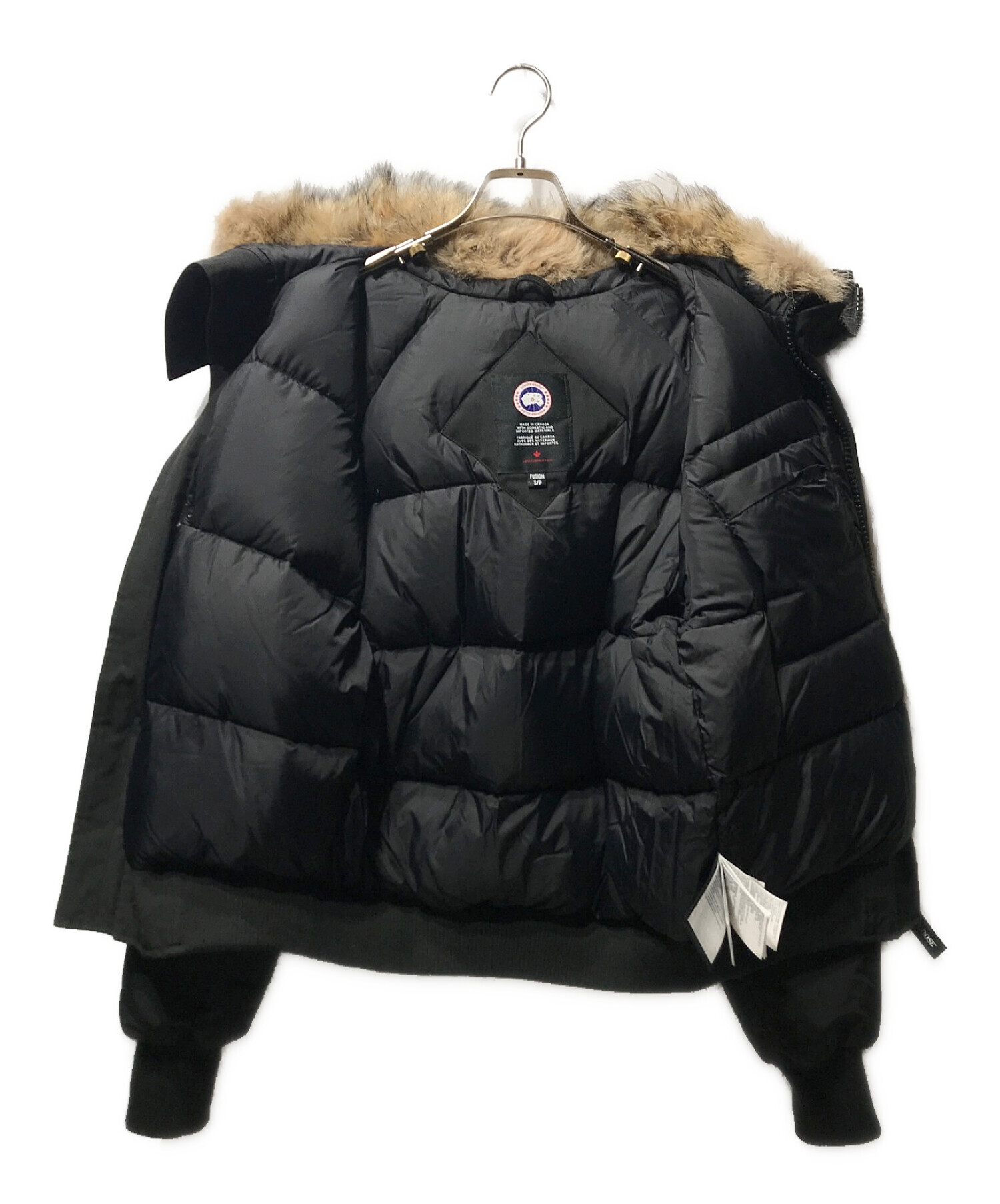 中古】CANADA GOOSE(カナダグース) 柔かい ダウンジャケット 長袖/冬 黒