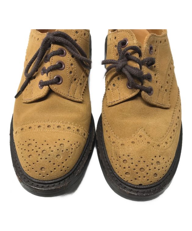 NEPENTHES (ネペンテス) Tricker’s (トリッカーズ) スウェードウイングチップシューズ ドレスシューズ 別注 ブラウン  サイズ:UK7.5