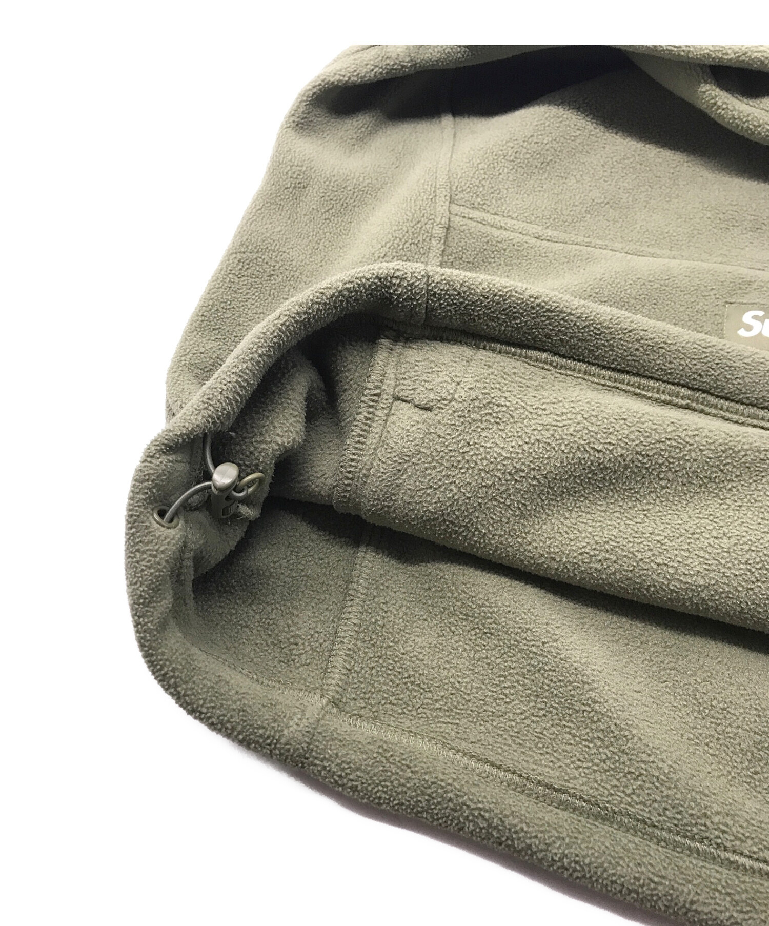 SUPREME (シュプリーム) Polartec Half ZIP Pull over ポーラーテック ハーフジップ プルオーバーブルゾン ベージュ  サイズ:M