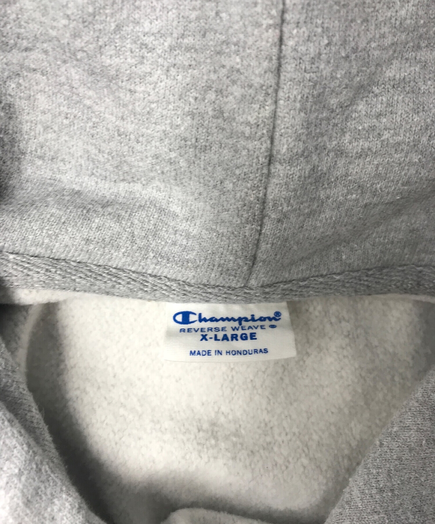 Champion REVERSE WEAVE 68&BROTHERS (68&ブラザーズ) Souvenir Hoodie 1st Logo  プルオーバーパーカー 前面プリント コットン グレー グレー サイズ:XL