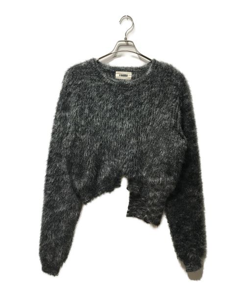 中古・古着通販】VIAVANDA (ヴィアヴァンダ) Big Shaggy Knit グレー