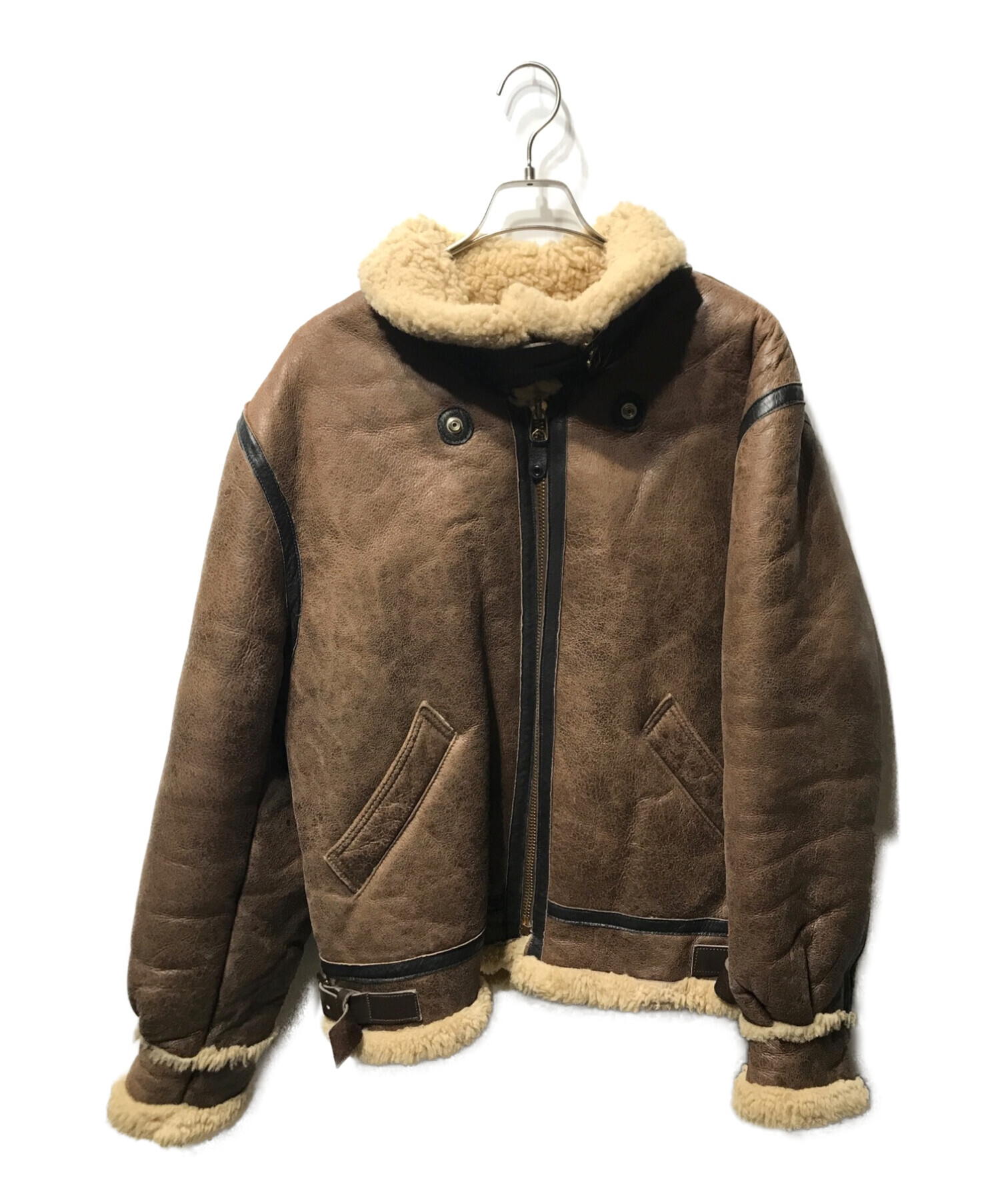 Bear USA フェイクムートン B-3 ジャケット - アウター