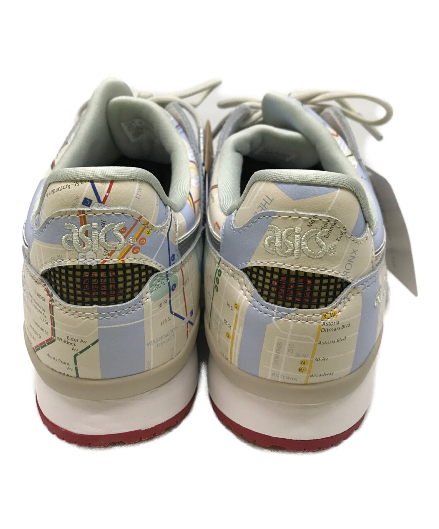 asics (アシックス) ATMOS (アトモス) Gel Lyte 3 ゲルライト ローカットスニーカー ホワイト×ブルー サイズ:28