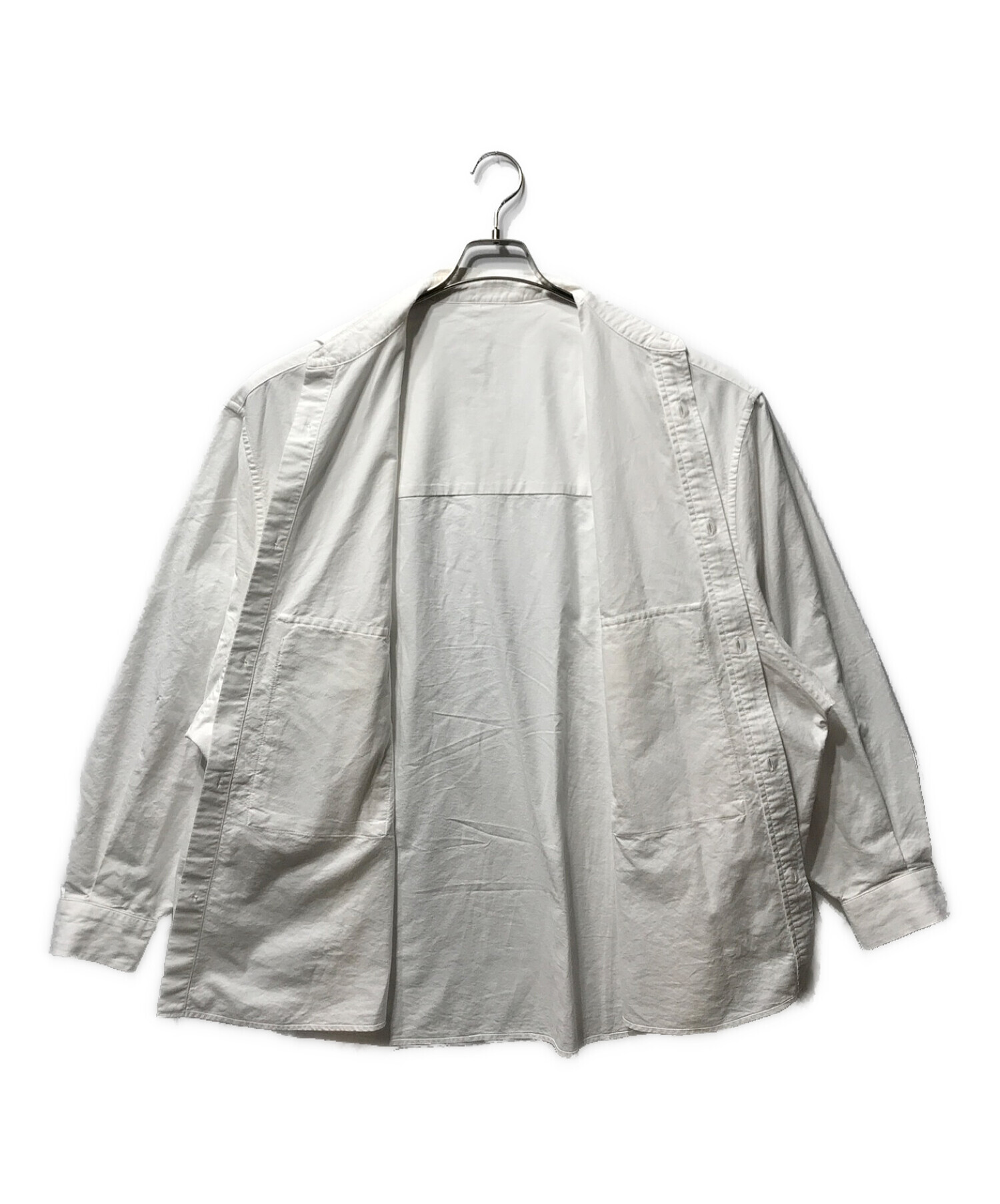 FreshService (フレッシュサービス) OXFORD FLAP POCKET L/S SHIRT オックスフォード フラップ ポケット  シャツ ホワイト サイズ:F