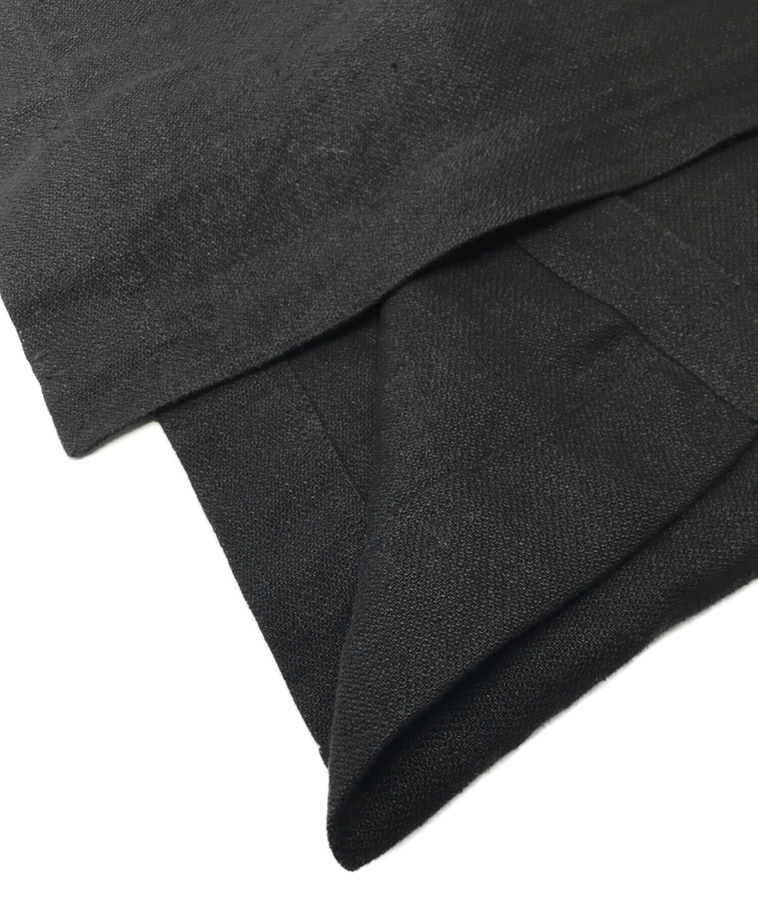 TODAYFUL (トゥデイフル) 23SS Asymmetry Linen Vest ブラック サイズ:36