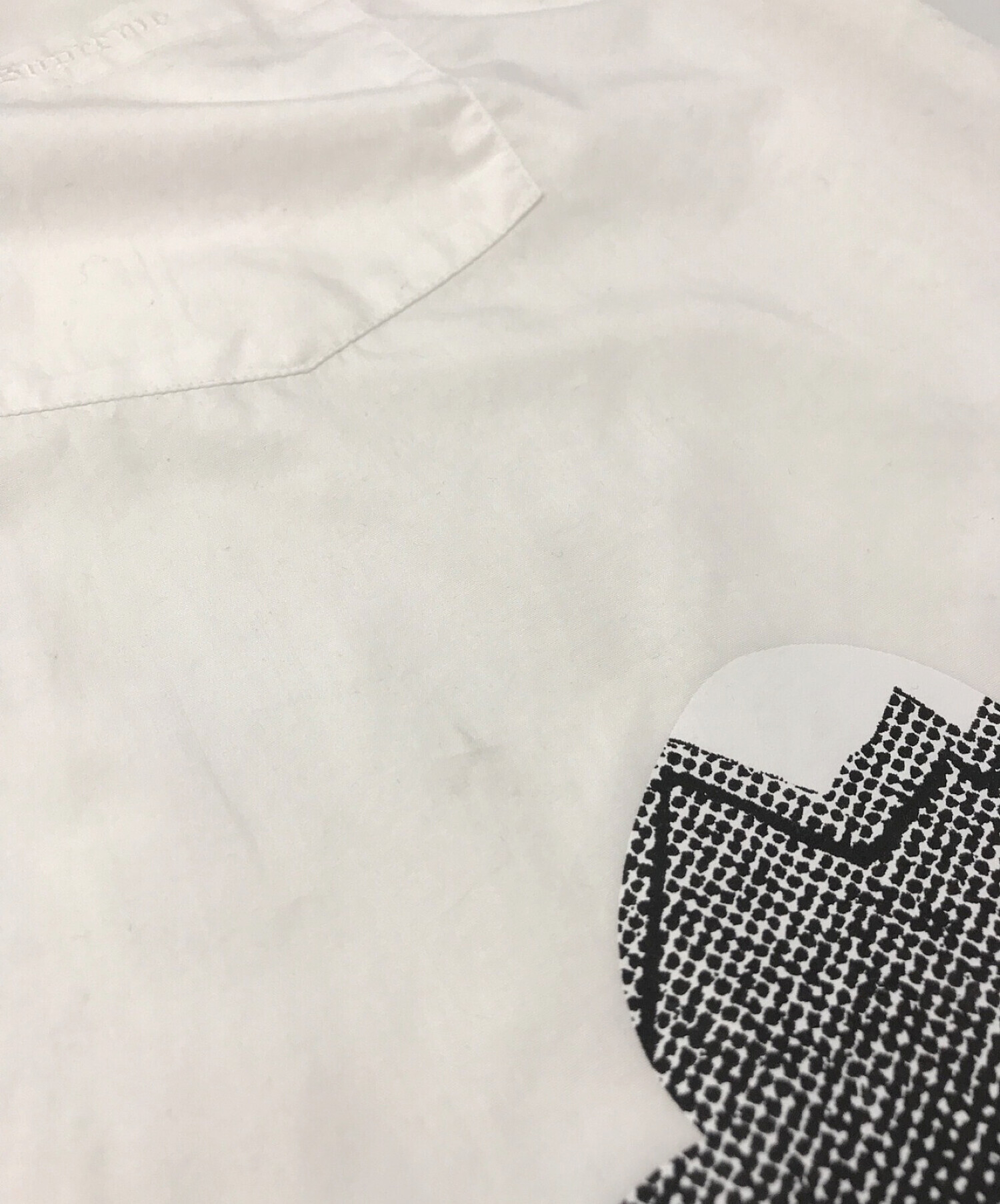 SUPREME (シュプリーム) 22SS Nate Lowman S/S Shirt ネイトローマン 半袖シャツ ホワイト サイズ:XL