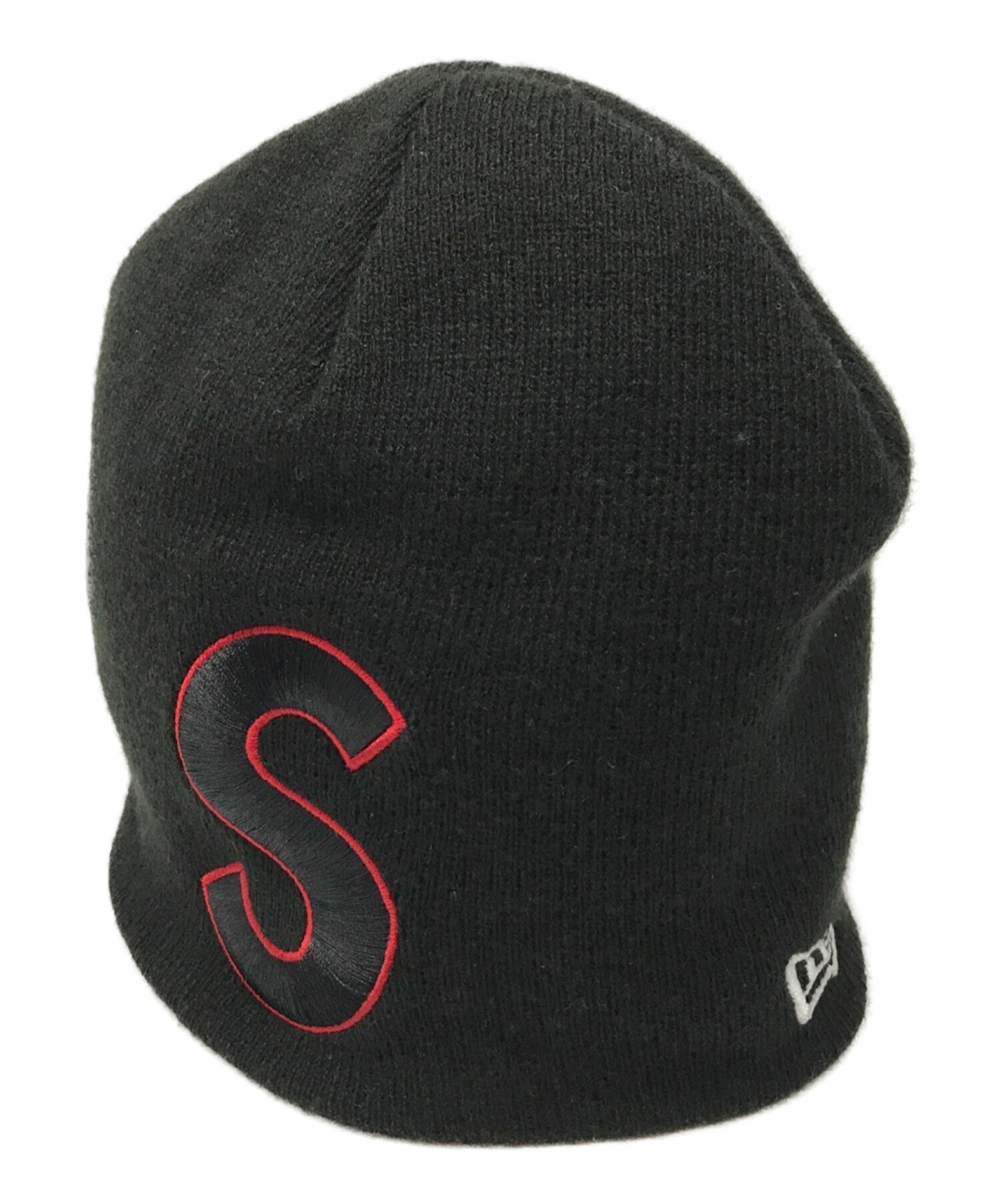 SUPREME (シュプリーム) 23SS New Era S Logo Beanie ニット帽 ブラック