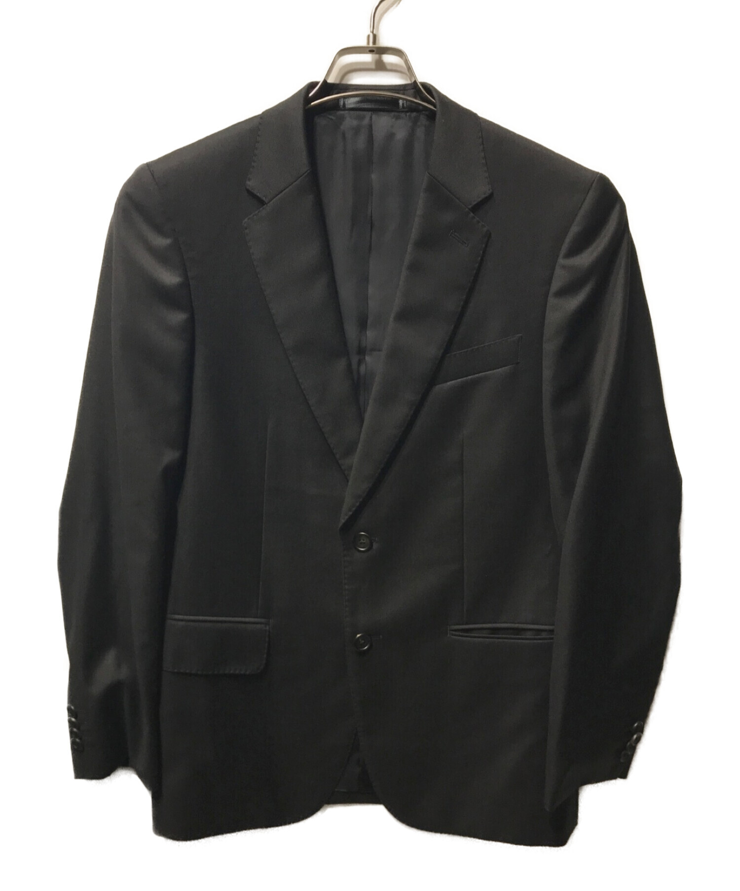 PAUL SMITH (ポールスミス) Super 130's Wool ロロピアーナ ウール セットアップ スーツ ブラック サイズ:M