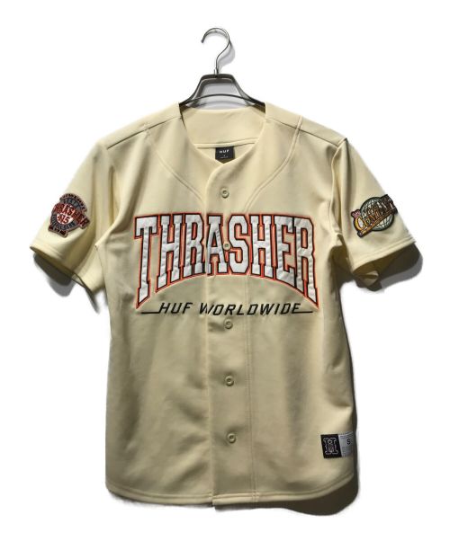 HUF×THRASHER ベースボールシャツ　BASEBALL JERSEY