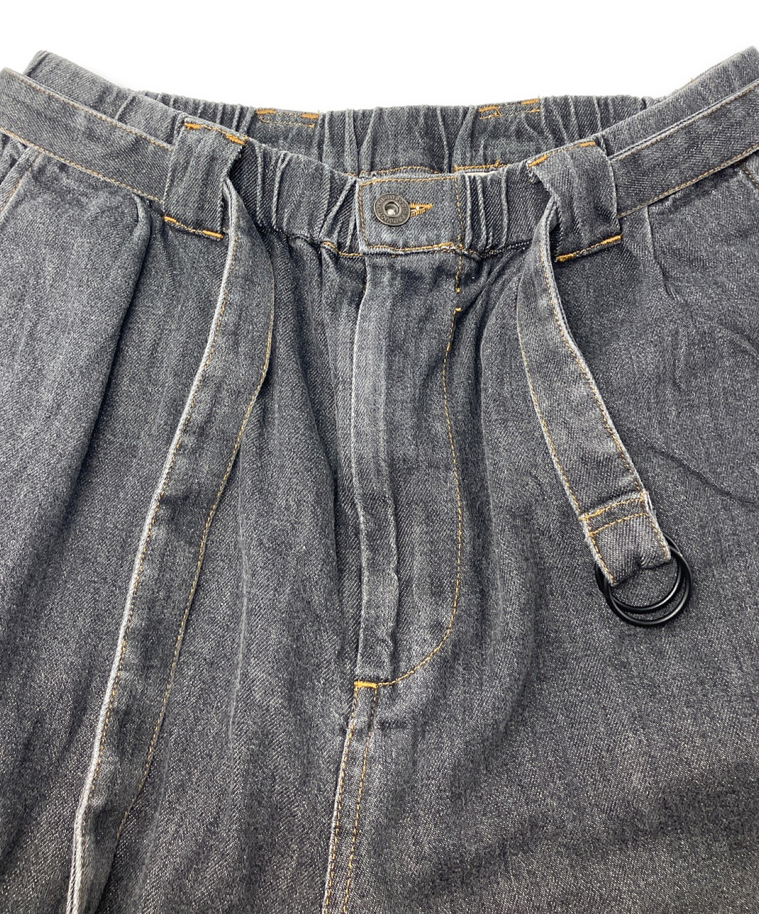 TIGHTBOOTH PRODUCTION (タイトブースプロダクション) DENIM BIG SHORTS グレー サイズ:M