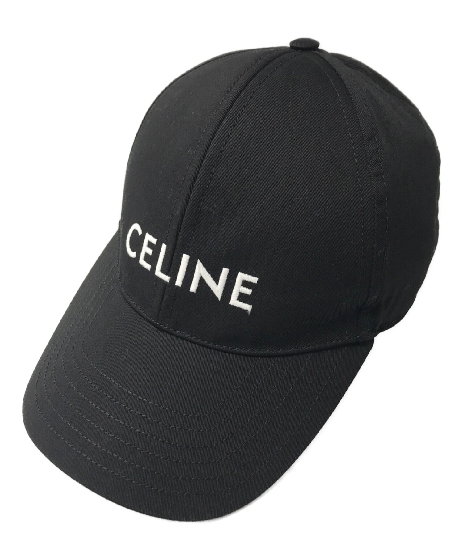 中古・古着通販】CELINE (セリーヌ) ベースボールキャップ ブラック