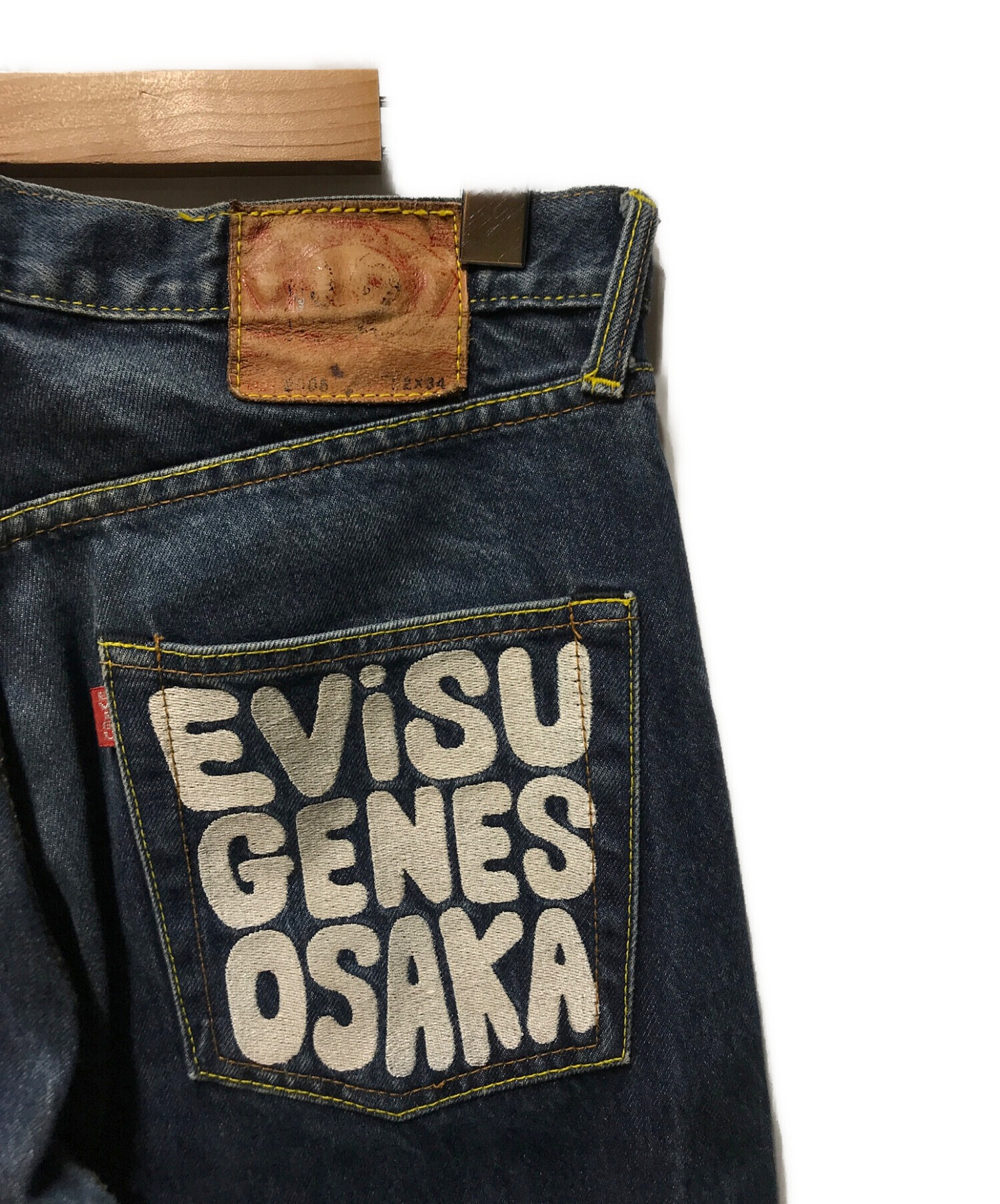 EVISU GENES OSAKA (エヴィスジーンズ) デニムパンツ インディゴ サイズ:SIZE32