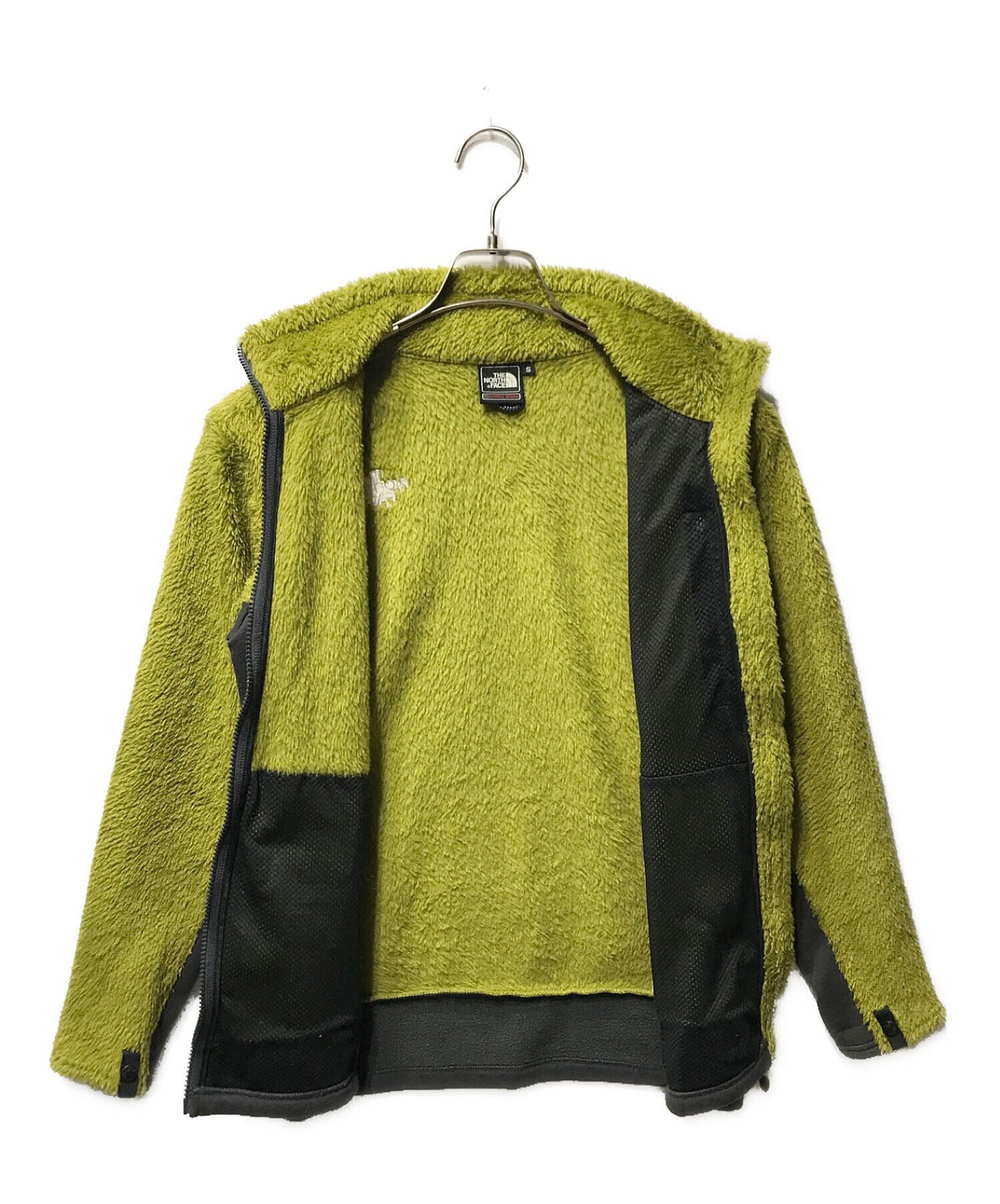 THE NORTH FACE (ザ ノース フェイス) VERSA AIR ZIP IN JACKET バーサ エアー ジップイン フリース  ジャケット グリーン サイズ:S