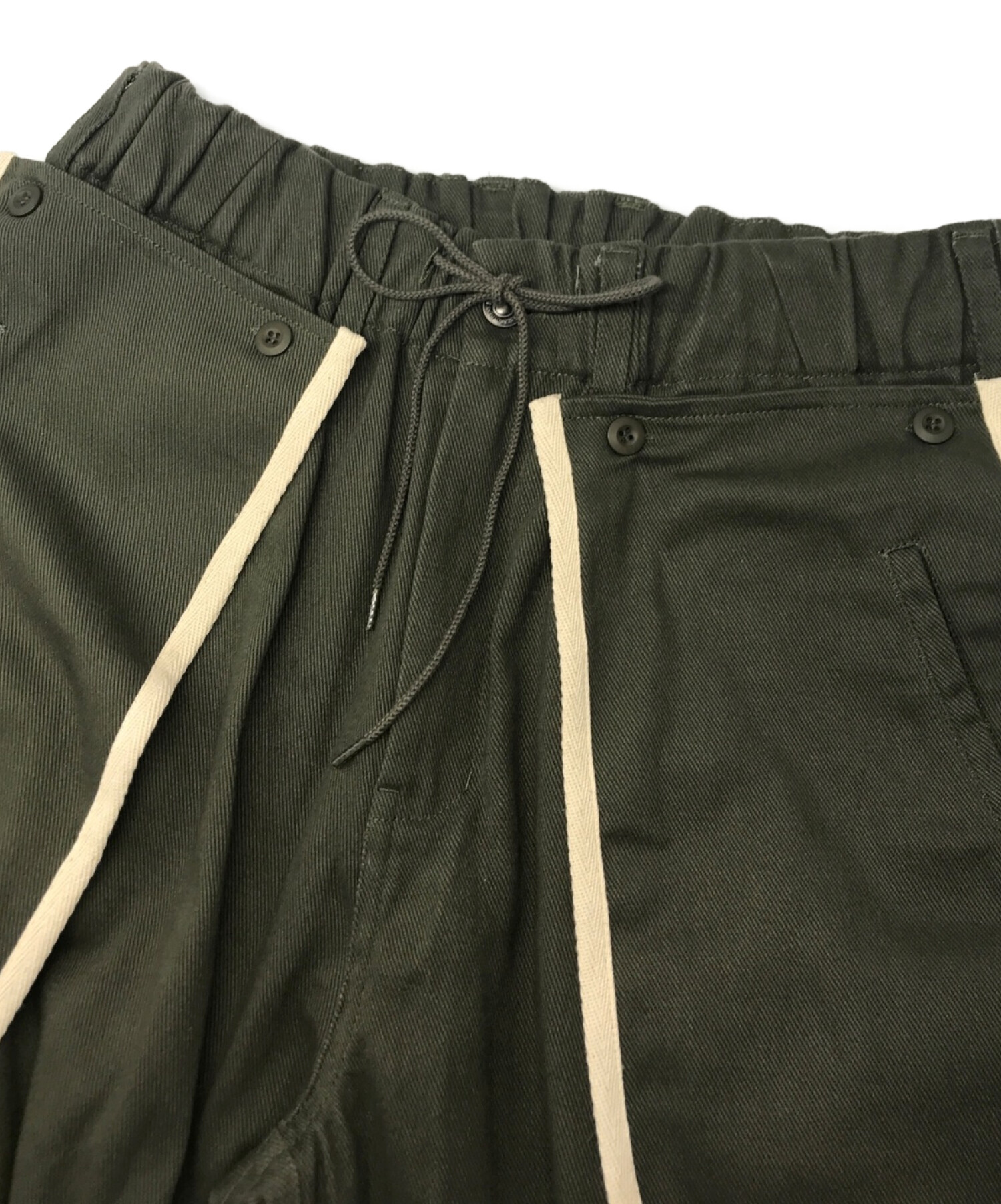 Ballsy.Brothers (ボールジーブラザーズ) military Deformation M47 Pants ミリタリー  ディフォーメーション パンツ グリーン サイズ:L