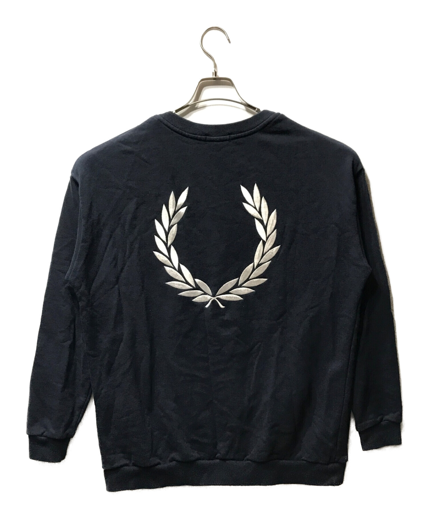 FRED PERRY (フレッドペリー) クルーネックスウェット ネイビー サイズ:M