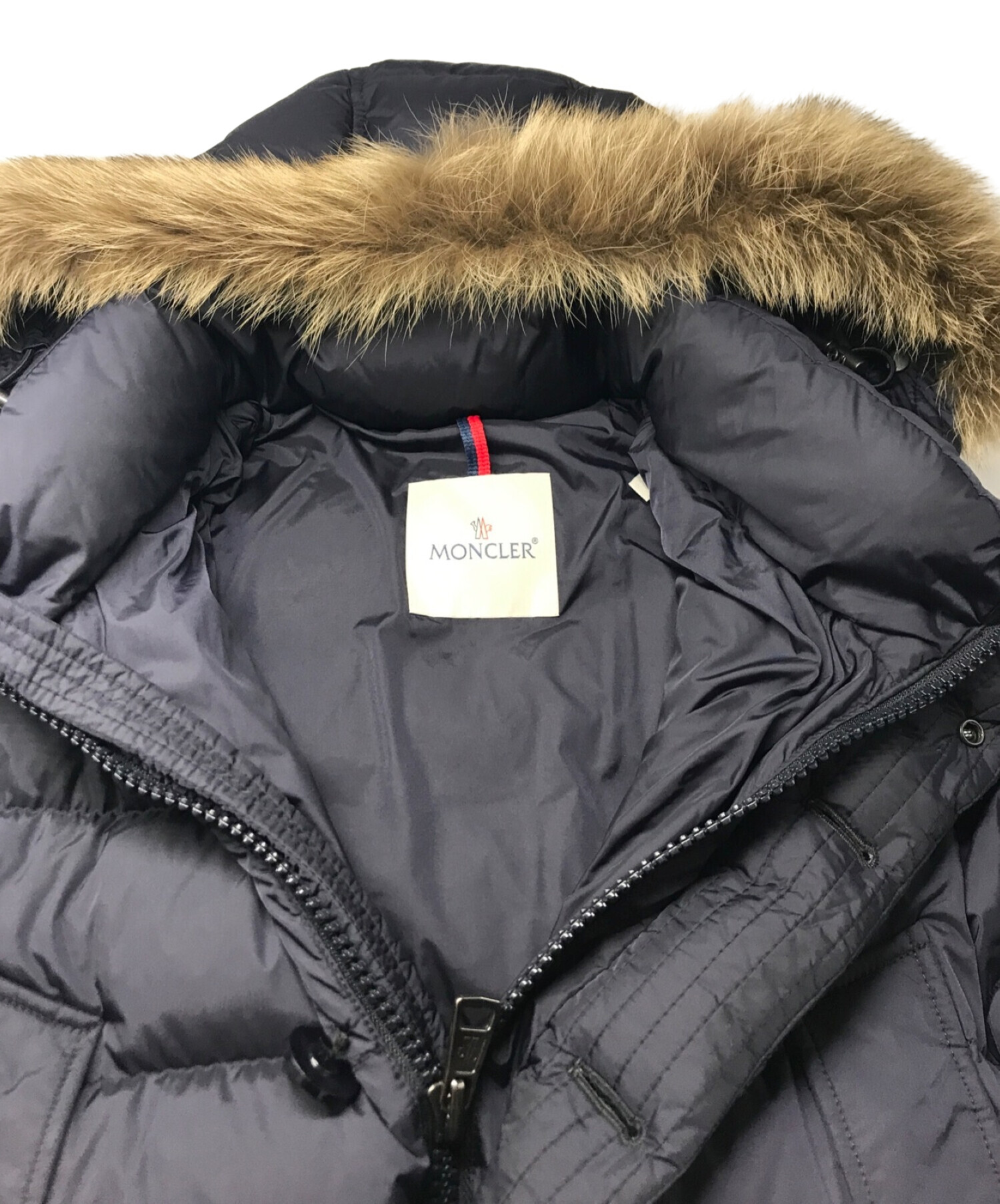 中古・古着通販】MONCLER (モンクレール) ダウンジャケット ネイビー