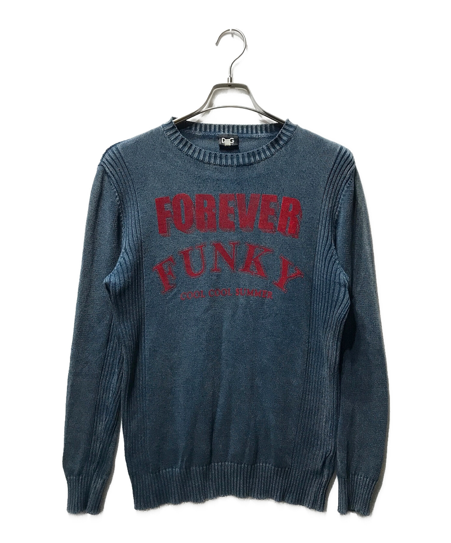 DOLCE & GABBANA (ドルチェ＆ガッバーナ) FOREVER FUNKY KNIT ネイビー サイズ:L