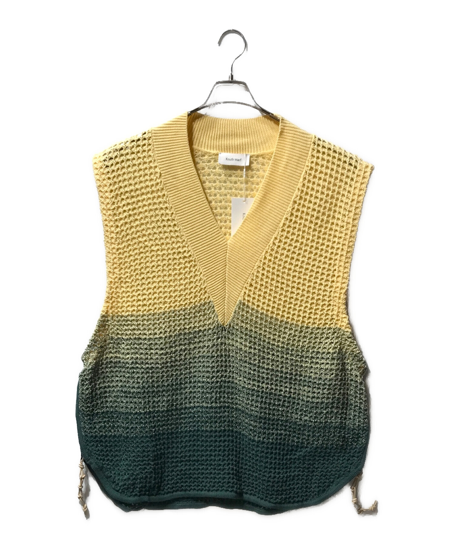 中古・古着通販】Knuth Marf (クヌースマーフ) side zip knit vest