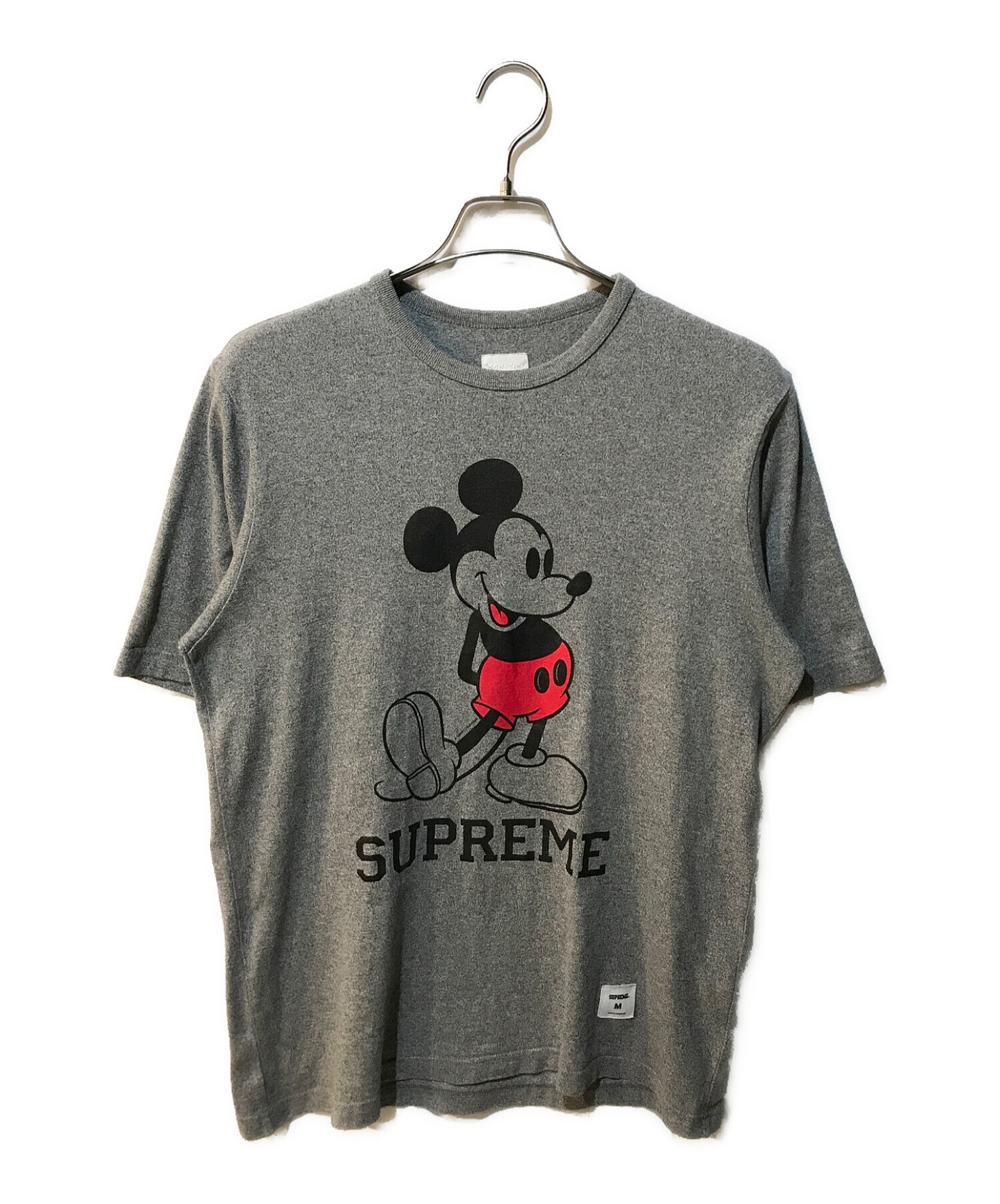 SUPREME (シュプリーム) Supreme×Disney Mickey Mouse Tee グレー サイズ:Ｍ