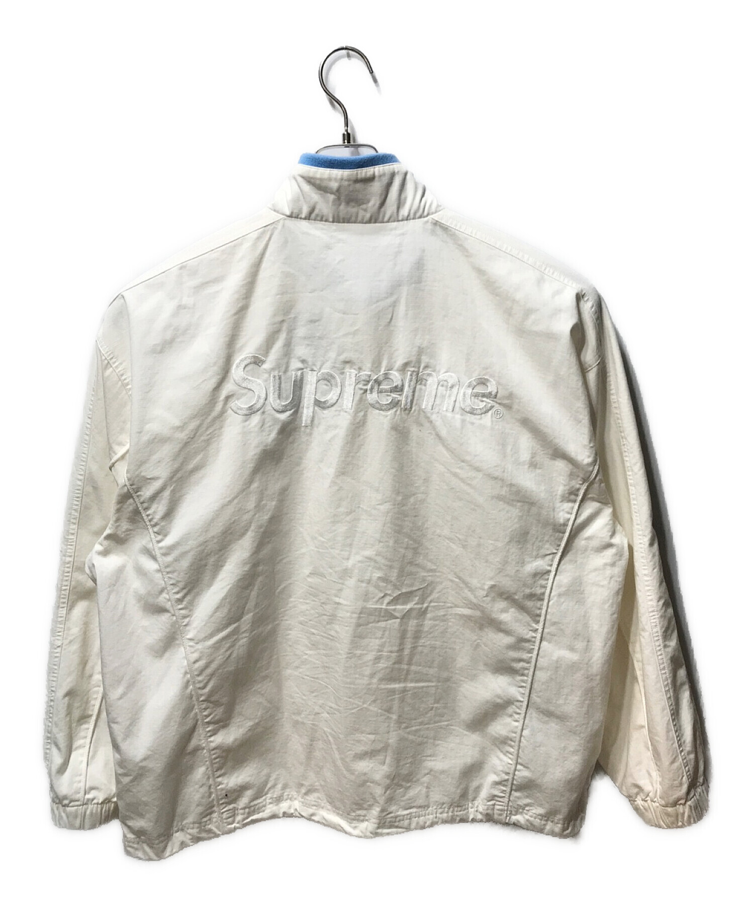 Supreme (シュプリーム) UMBRO (アンブロ) 23AW Umbro Cotton Ripstop Track Jacket  コットンリップストップトラックジャケット ホワイト サイズ:XL