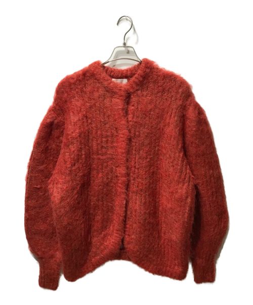 中古・古着通販】CLANE (クラネ) COLOR MOHAIR SHAGGY CARDIGAN レッド