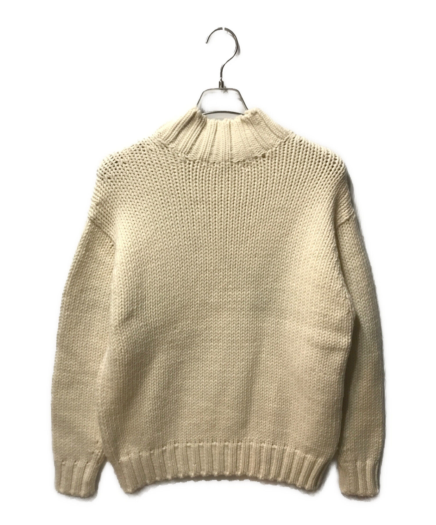 中古・古着通販】AURALEE (オーラリー) SUPER FINE WOOL AIRY KNIT V-NECK P/O A20AP02TA ホワイト  サイズ:1｜ブランド・古着通販 トレファク公式【TREFAC FASHION】スマホサイト