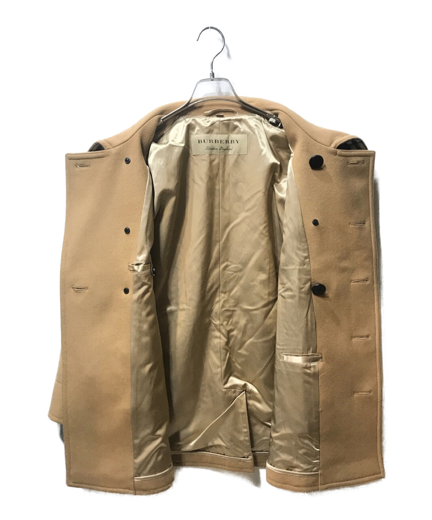 中古・古着通販】BURBERRY (バーバリー) Pコート 8078849 ベージュ