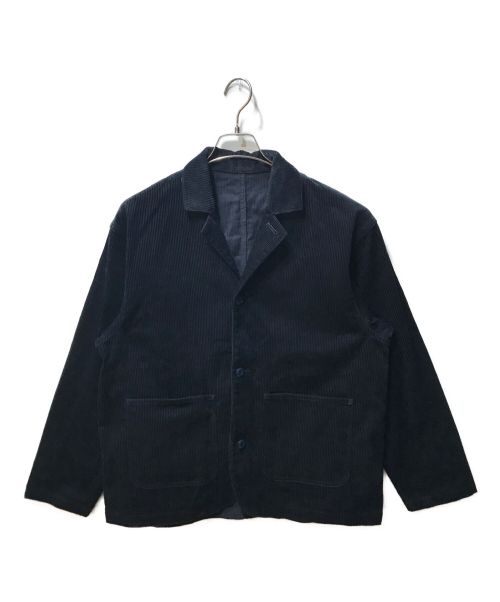 【中古・古着通販】uniform experiment (ユニフォームエクスペリメント) 23AW CORDUROY WORK JACKET  コーデュロイ ワークジャケット UE-232001 ネイビー サイズ:1｜ブランド・古着通販 トレファク公式【TREFAC FASHION】スマホサイト