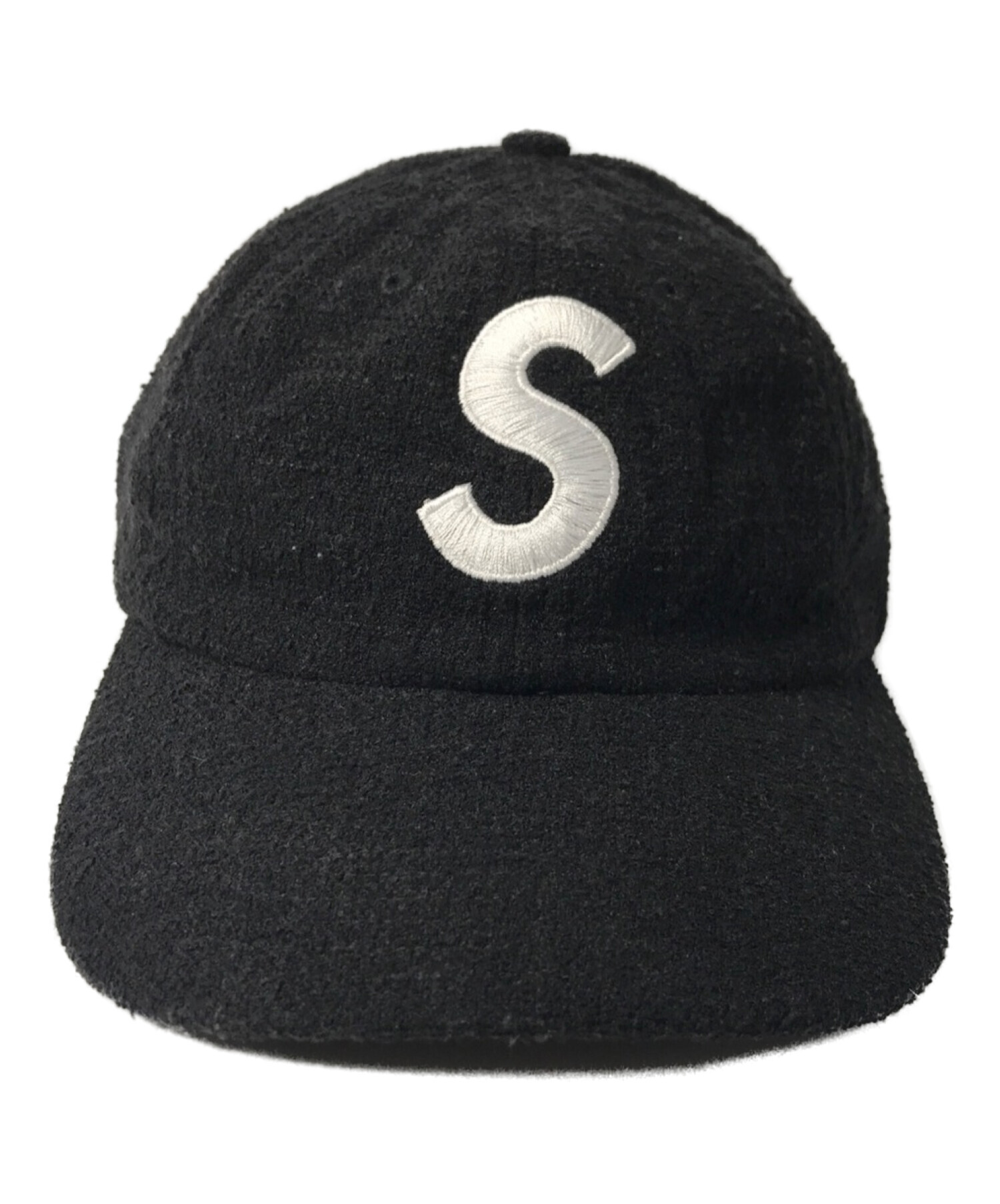 SUPREME (シュプリーム) Terry S Logo 6 Panel Cap 21SS ブラック