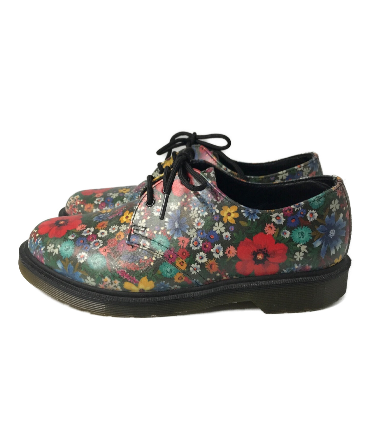 中古・古着通販】Dr.Martens (ドクターマーチン) 花柄3ホールシューズ