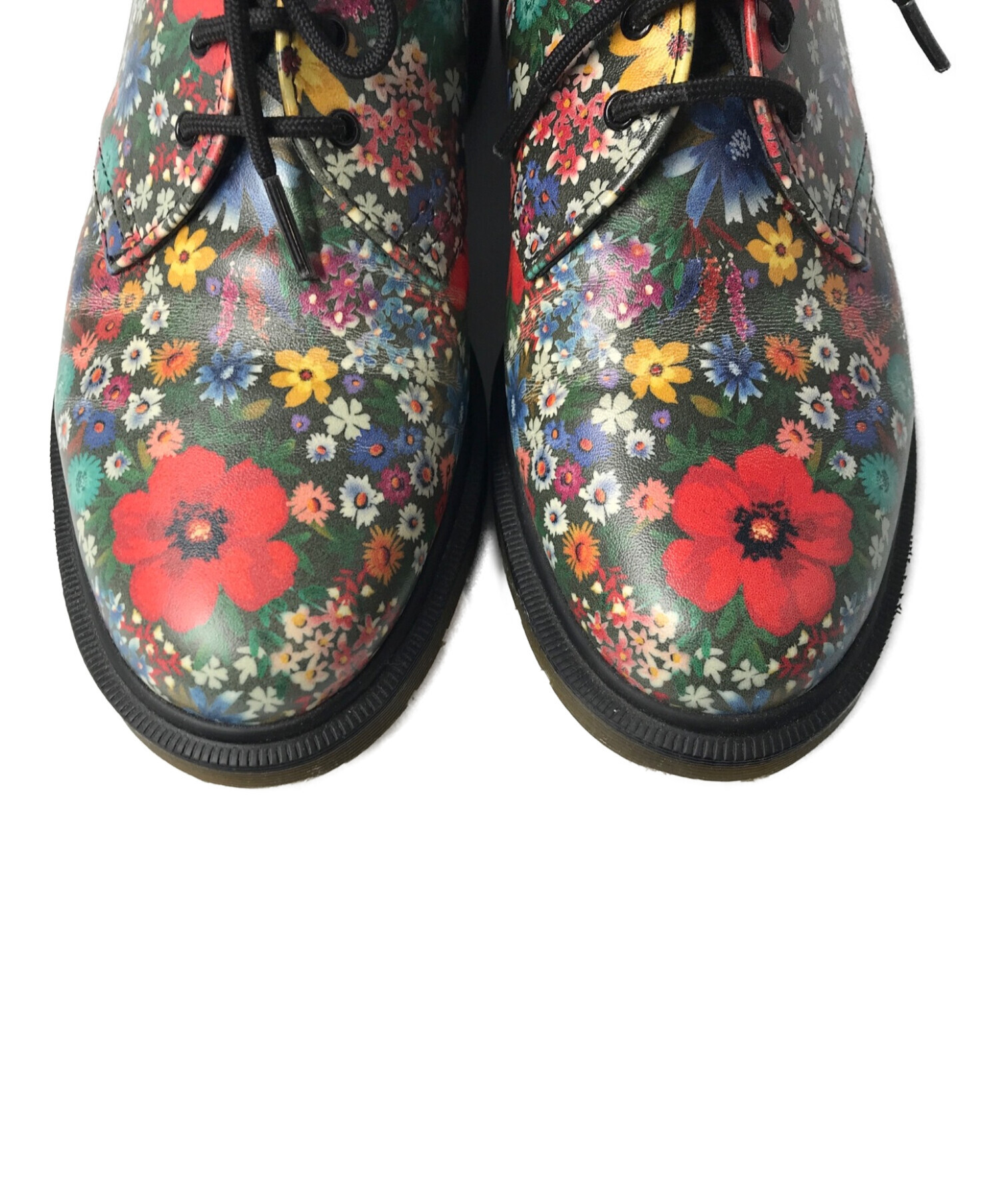 中古・古着通販】Dr.Martens (ドクターマーチン) 花柄3ホールシューズ