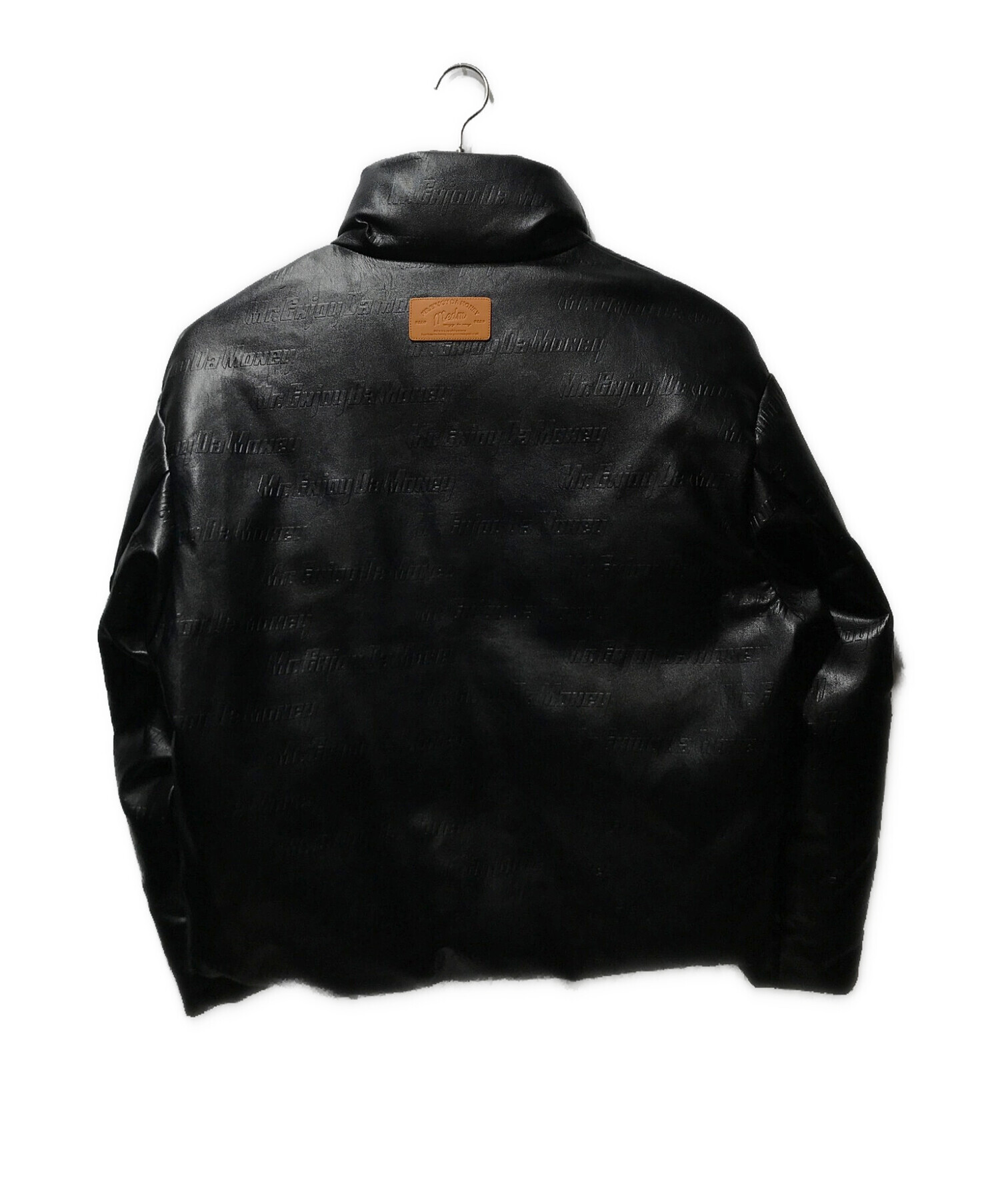 中古・古着通販】MR ENJOY DA MONEY (ミスターエンジョイダマネー) MEDM Logo Leather Puffer Jacket  ブラック サイズ:XL｜ブランド・古着通販 トレファク公式【TREFAC FASHION】スマホサイト