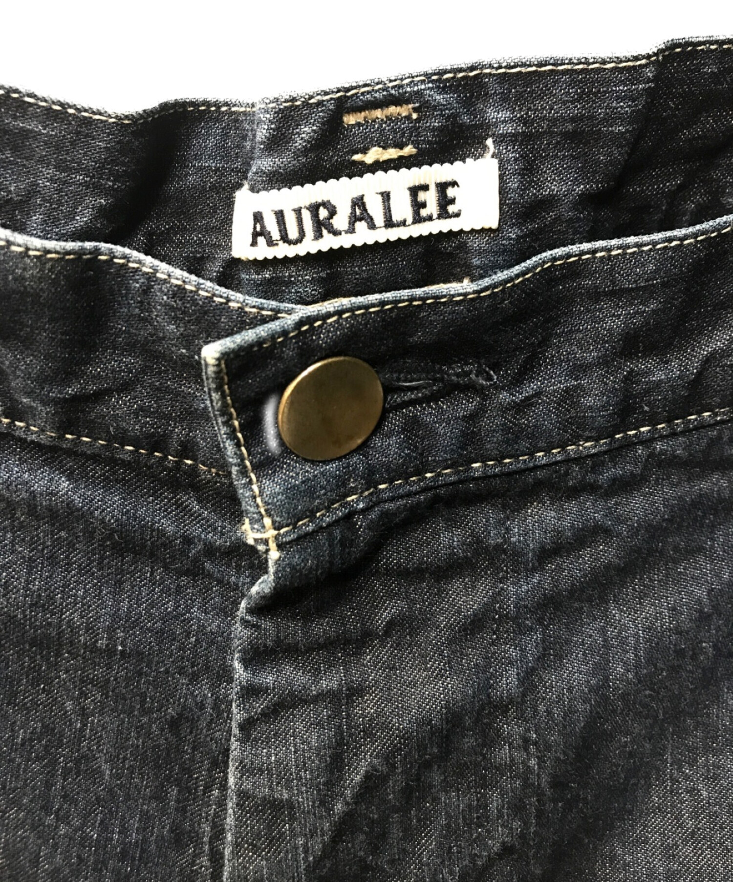 AURALEE (オーラリー) HARD TWIST LIGHT DENIM インディゴ サイズ:4