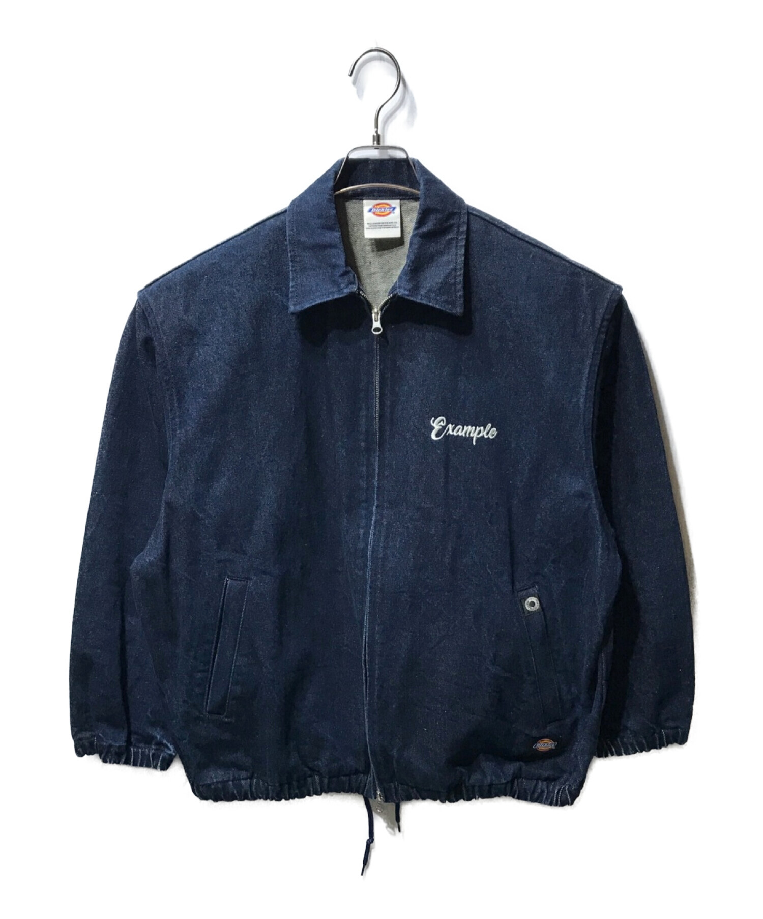 Dickies (ディッキーズ) EXAMPLE (エグザンプル) デザインプリントデニムジャケット 193M10EX01 インディゴ サイズ:L