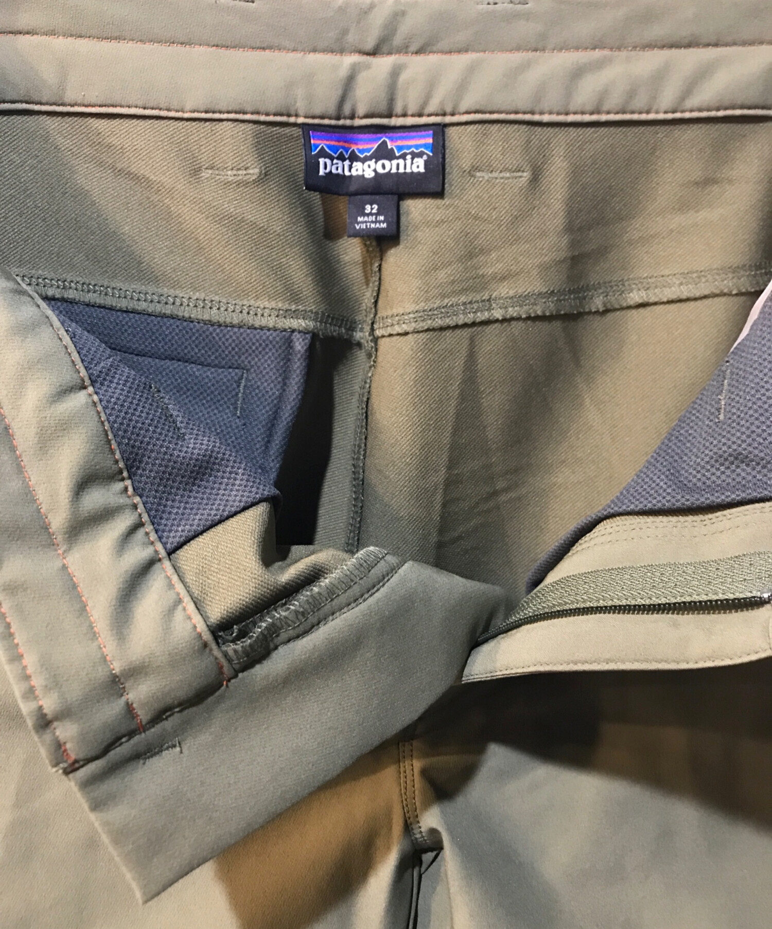 Patagonia (パタゴニア) サイドセンドパンツ グリーン サイズ:32