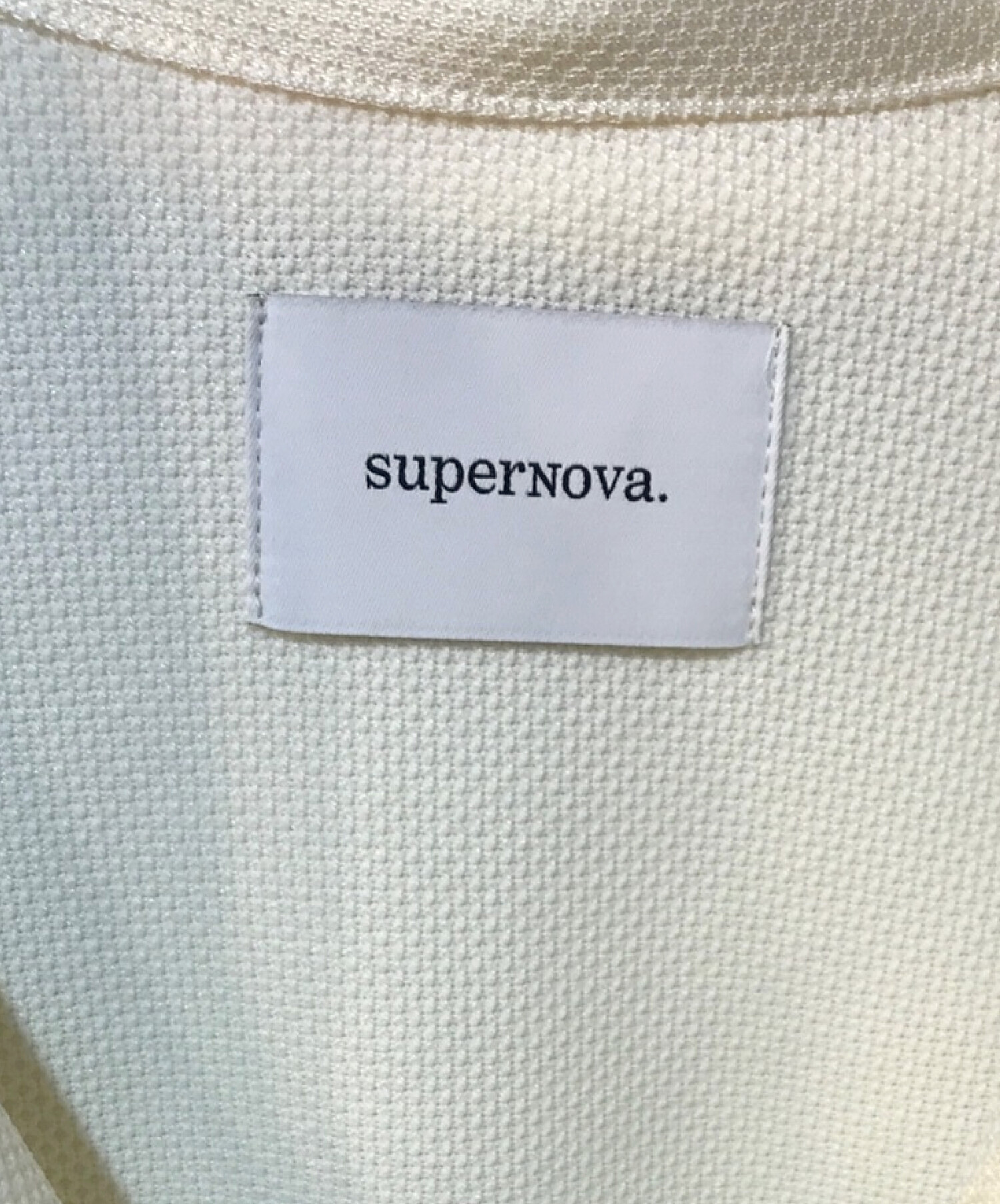 superNova (スーパーノヴァ) Skipper Shirt Jacket アイボリー サイズ:F