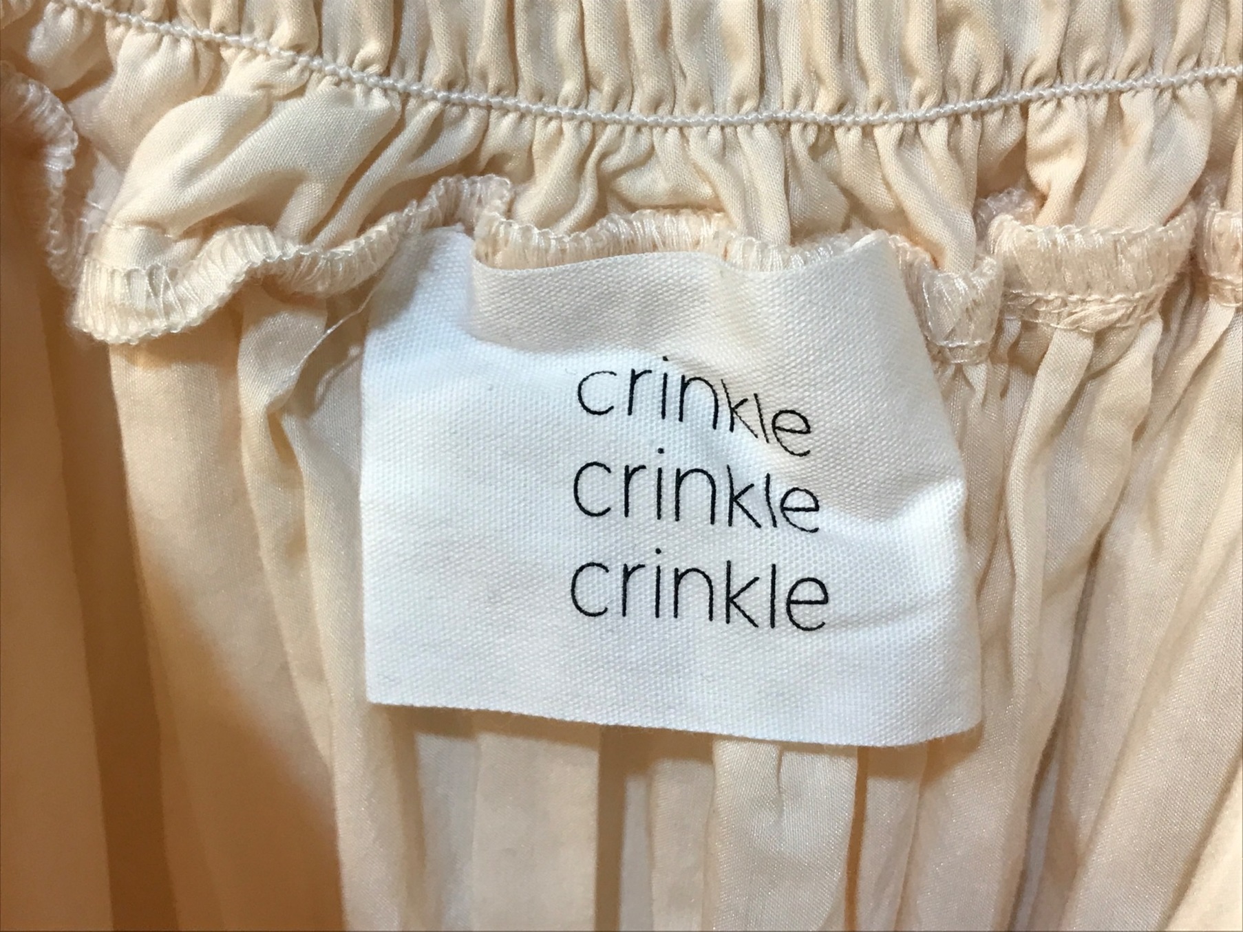 新しい到着 crinkle トップス crinkle crinkle - crinkle