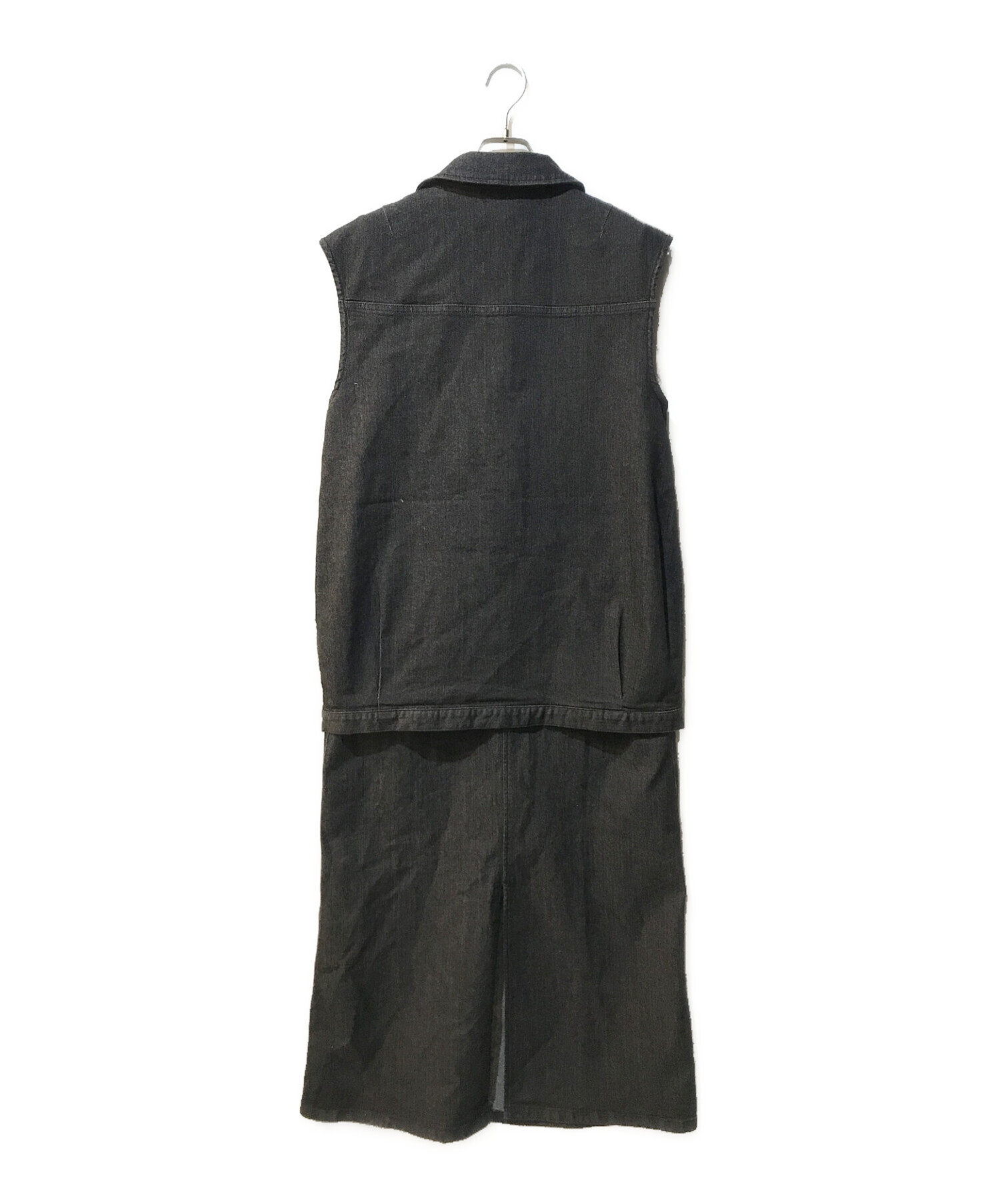 中古・古着通販】Ameri (アメリ) VEST SET DENIM DRESS 01320590270 ...