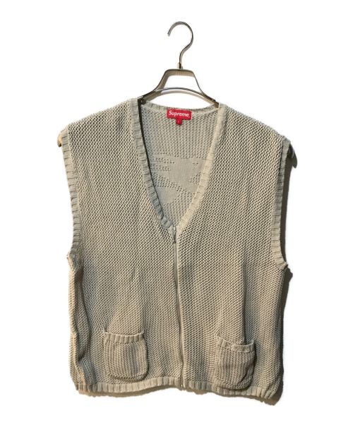 中古・古着通販】SUPREME (シュプリーム) Dragon Zip Up Sweater Vest 23SS グレー  サイズ:Ｌ｜ブランド・古着通販 トレファク公式【TREFAC FASHION】スマホサイト