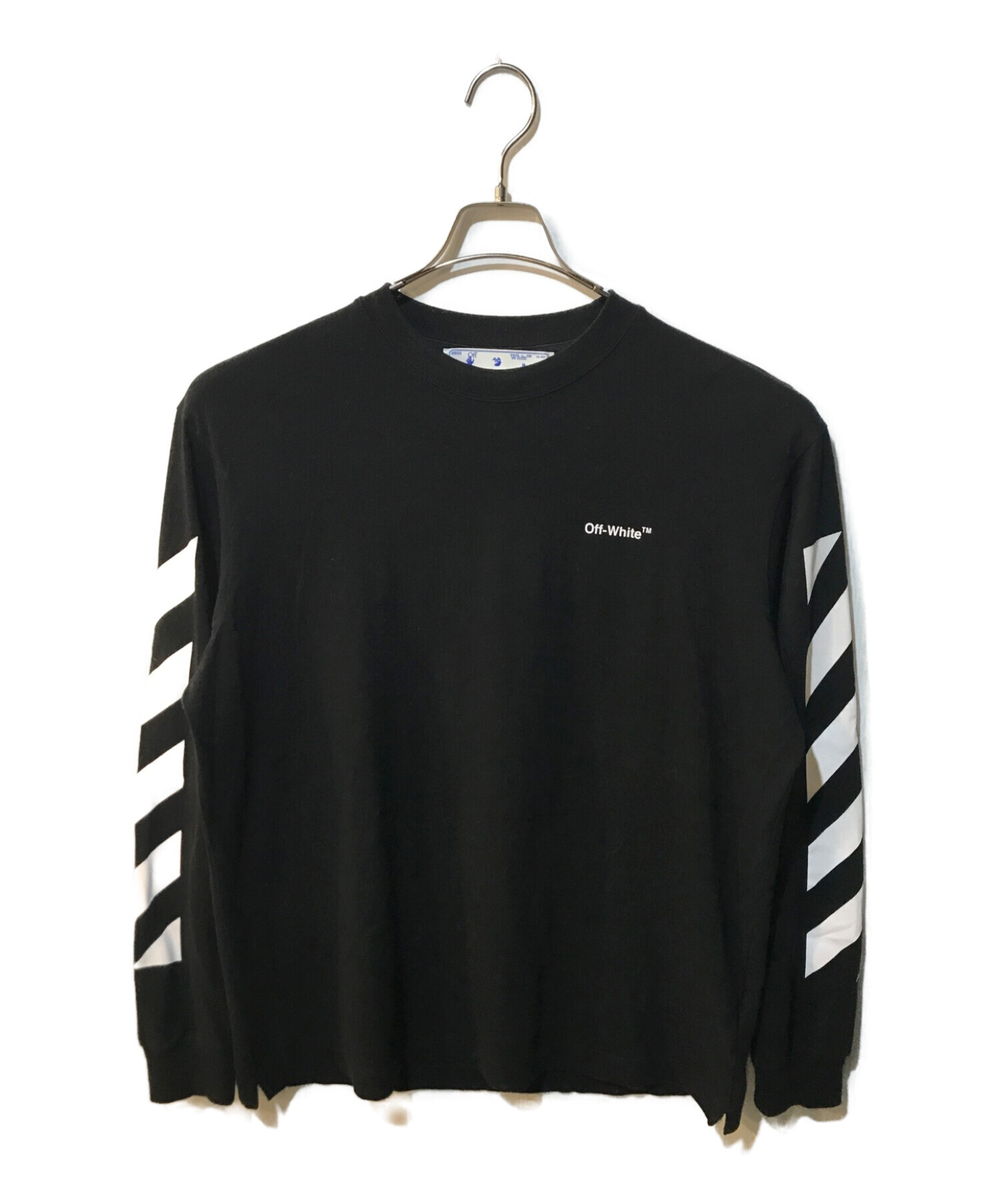 中古・古着通販】OFFWHITE (オフホワイト) 袖バイアスプリント長袖 ...