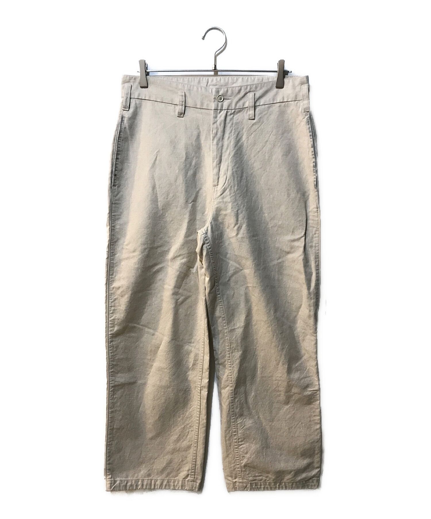 Porter Classic (ポータークラシック) ’’BELLE EPOQUE’’ LINEN CLASSIC PANTS ベージュ サイズ:M