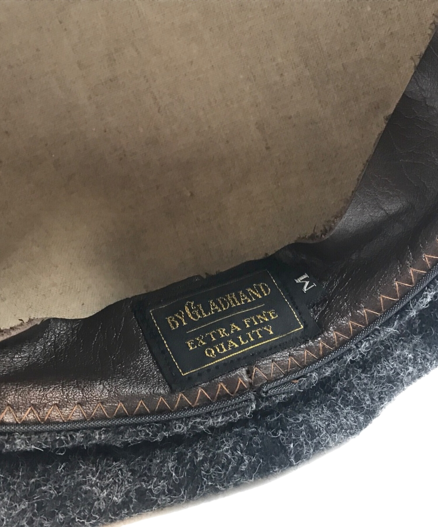 中古・古着通販】GLAD HAND (グラッドハンド) BROOKLYN TWEED CASQUETTE グレー｜ブランド・古着通販  トレファク公式【TREFAC FASHION】スマホサイト