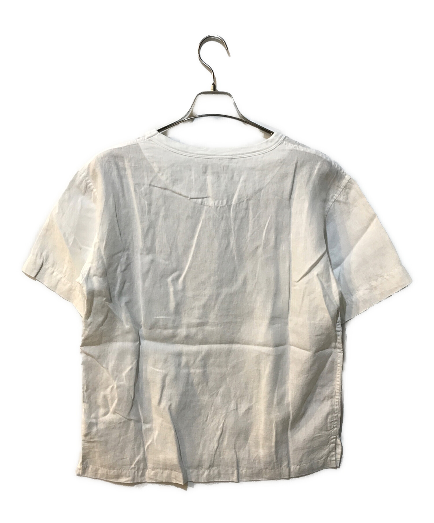 MARGARET HOWELL (マーガレットハウエル) SHIRTING LINEN ホワイト サイズ:M