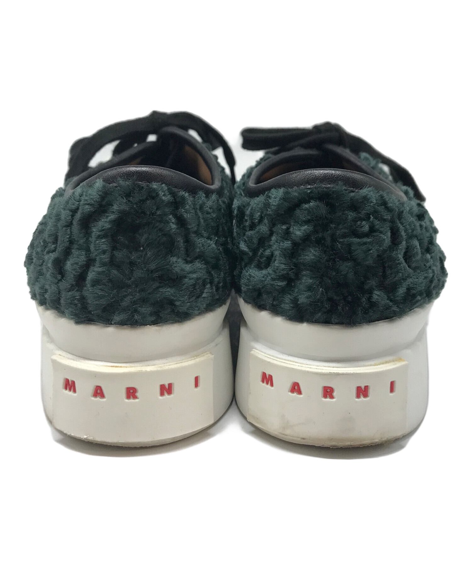 中古・古着通販】MARNI (マルニ) ボアスニーカー グリーン サイズ:36｜ブランド・古着通販 トレファク公式【TREFAC  FASHION】スマホサイト