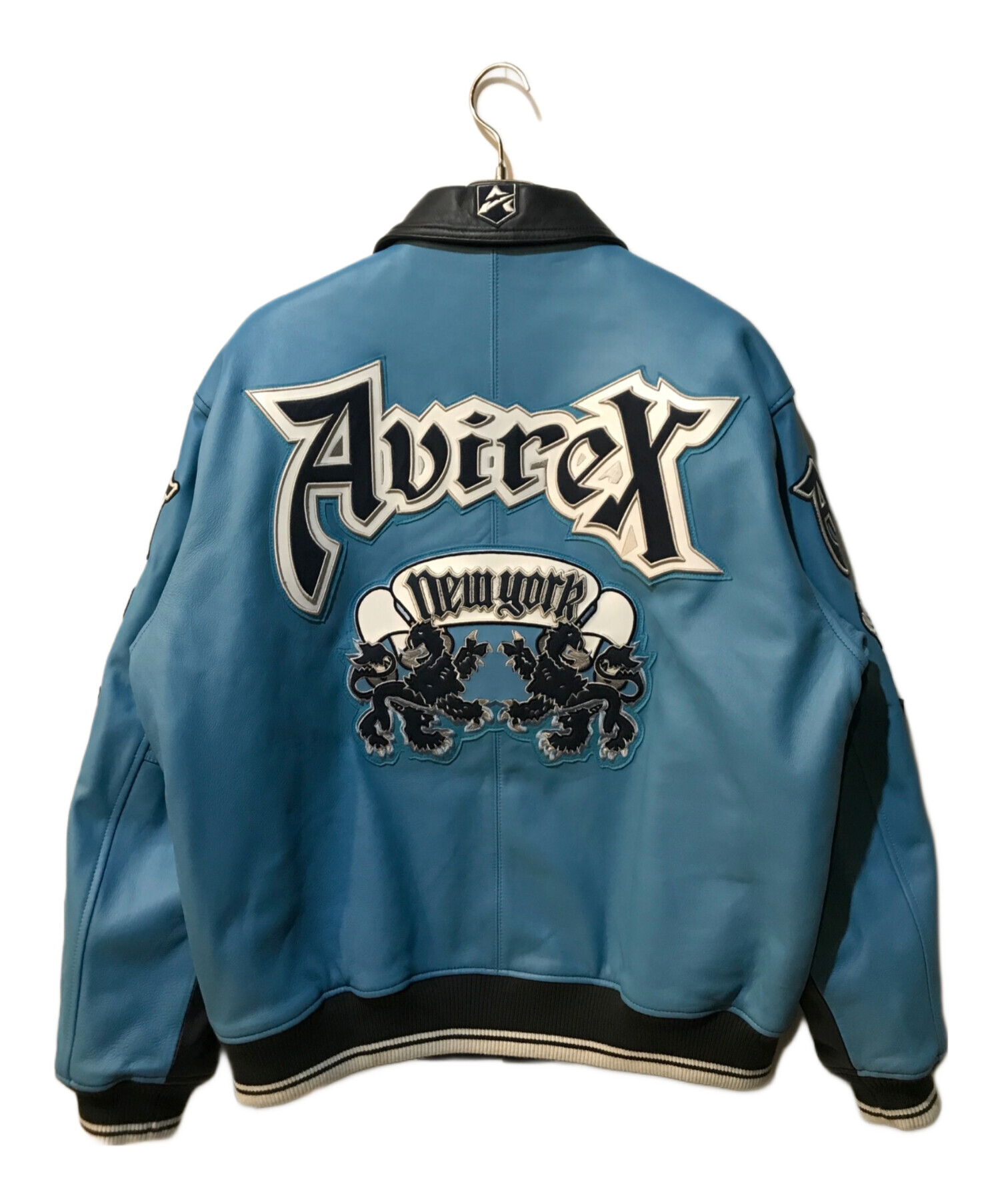 中古・古着通販】AVIREX (アヴィレックス) LION 2TONE VARSITY JACKET ブルー サイズ:XL｜ブランド・古着通販  トレファク公式【TREFAC FASHION】スマホサイト