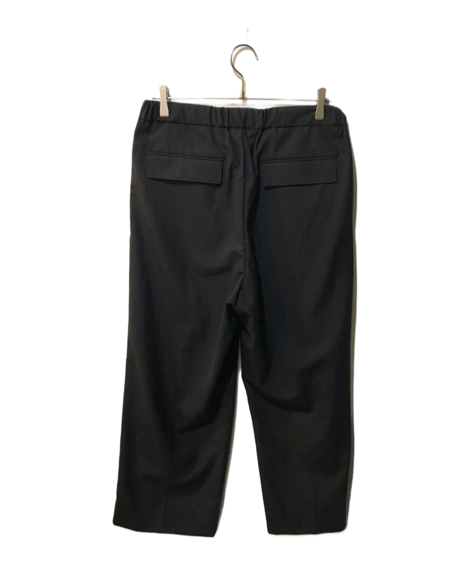 中古・古着通販】THE RERACS (ザ リラクス) THE EASY SLACKS WIDE PANTS ブラック サイズ:46｜ブランド・古着通販  トレファク公式【TREFAC FASHION】スマホサイト