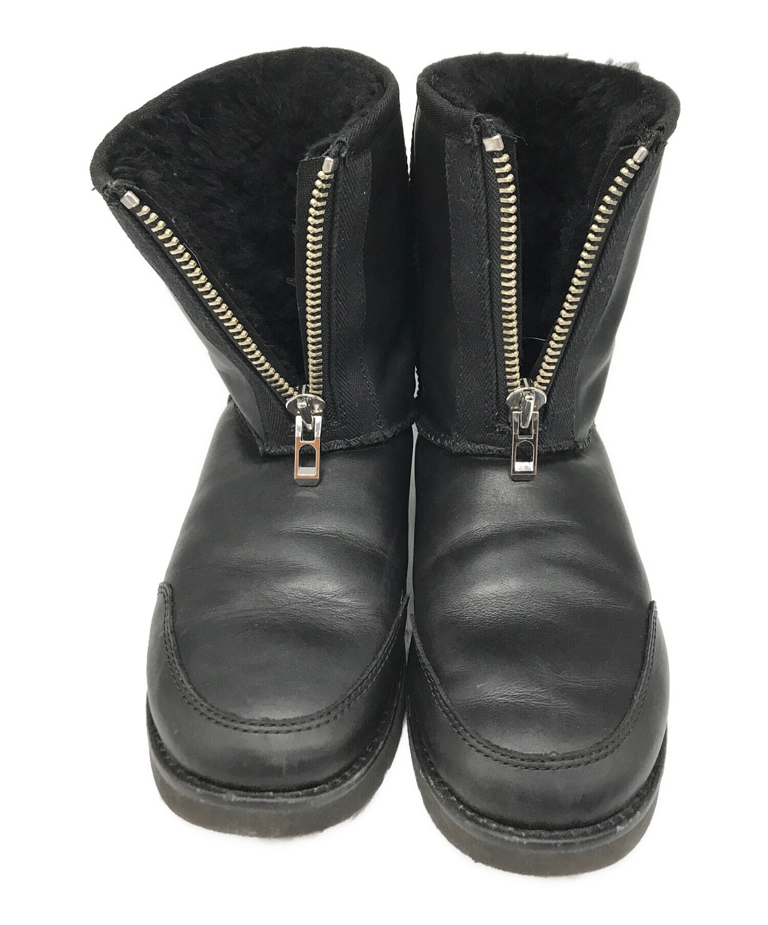 中古・古着通販】UGG (アグ) 3.1 phillip lim (スリーワンフィリップリム) スムースレザームートンブーツ ブラック サイズ:7｜ブランド・古着通販  トレファク公式【TREFAC FASHION】スマホサイト