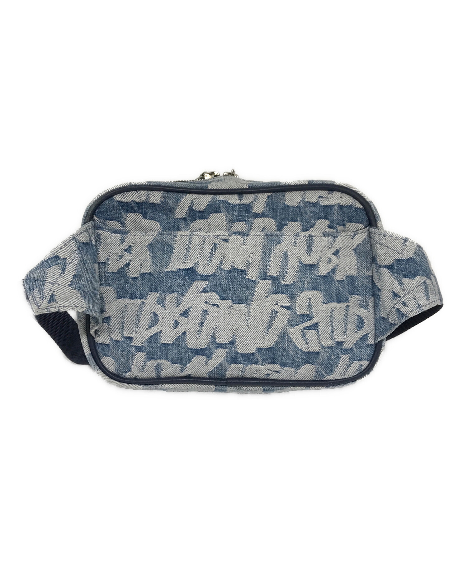 SUPREME (シュプリーム) Fat Tip Jacquard Denim Waist Bag インディゴ