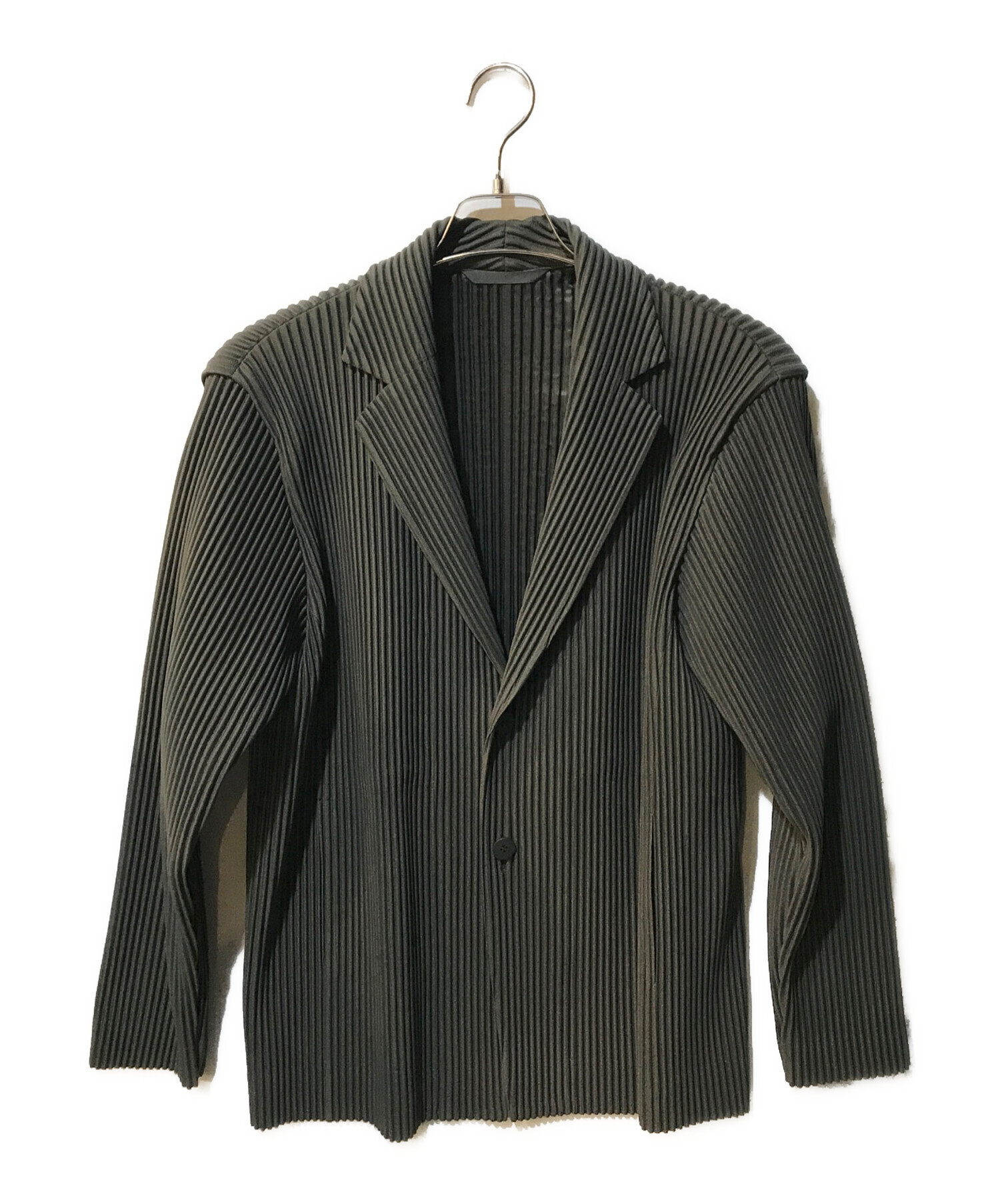 中古・古着通販】HOMME PLISSE ISSEY MIYAKE (オムプリッセ イッセイ ミヤケ) TAILORED PLEATS オリーブ サイズ :2｜ブランド・古着通販 トレファク公式【TREFAC FASHION】スマホサイト